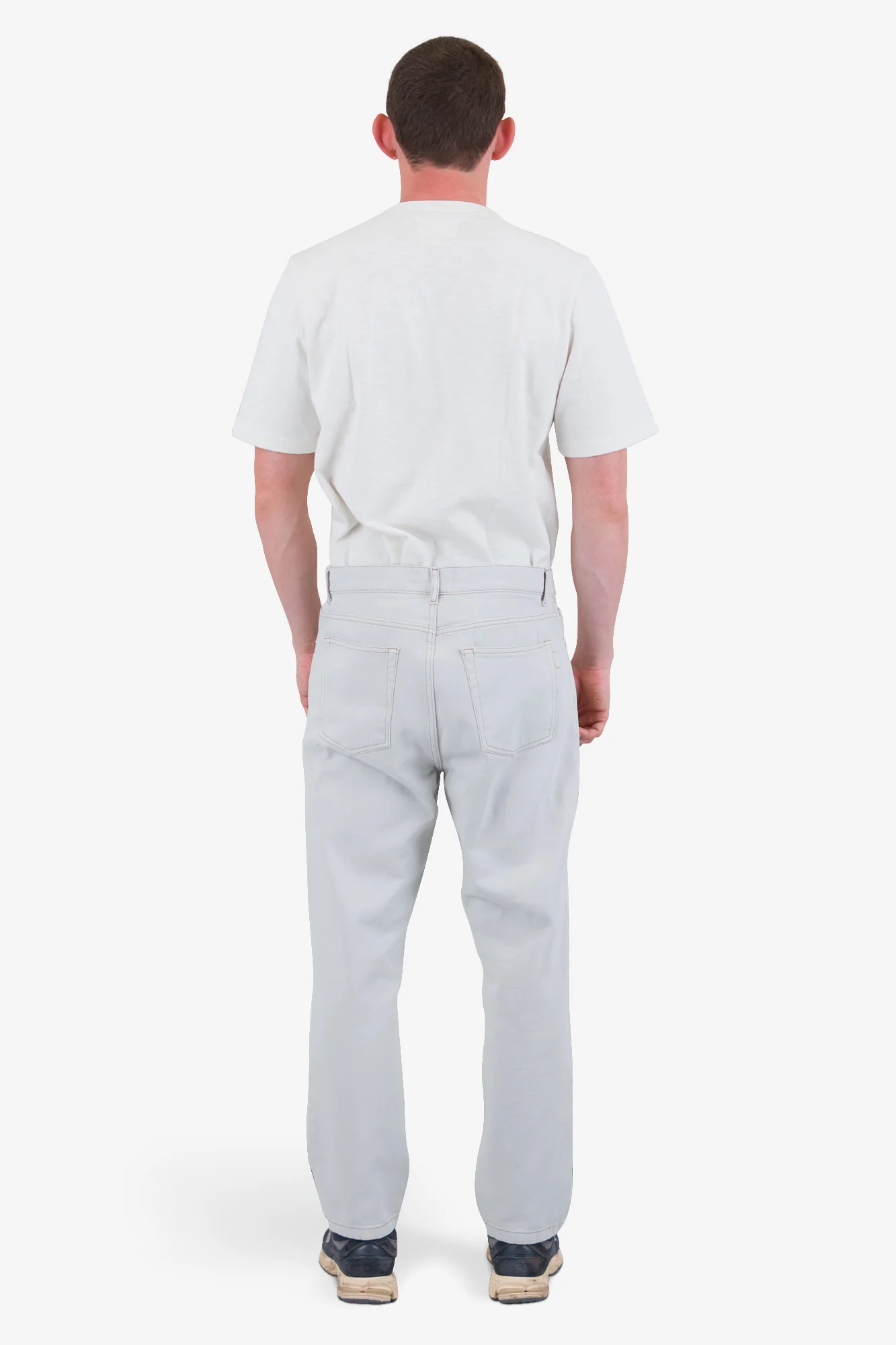 5 Pocket Trouser - Soft Grey Denim - Image 9
