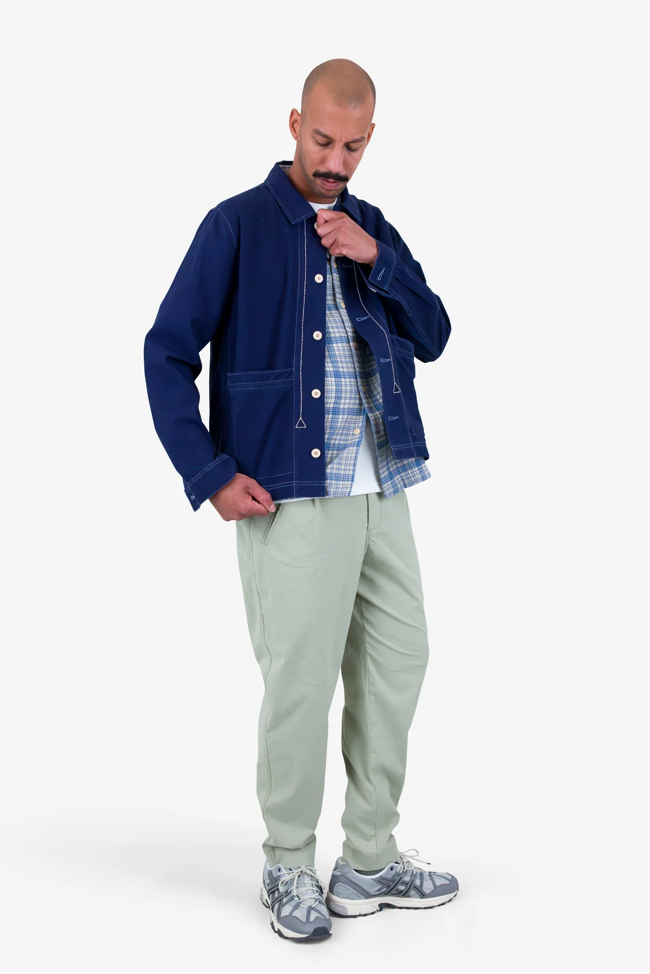 Anniversary Jacket - Deep Indigo Slub - Image 5