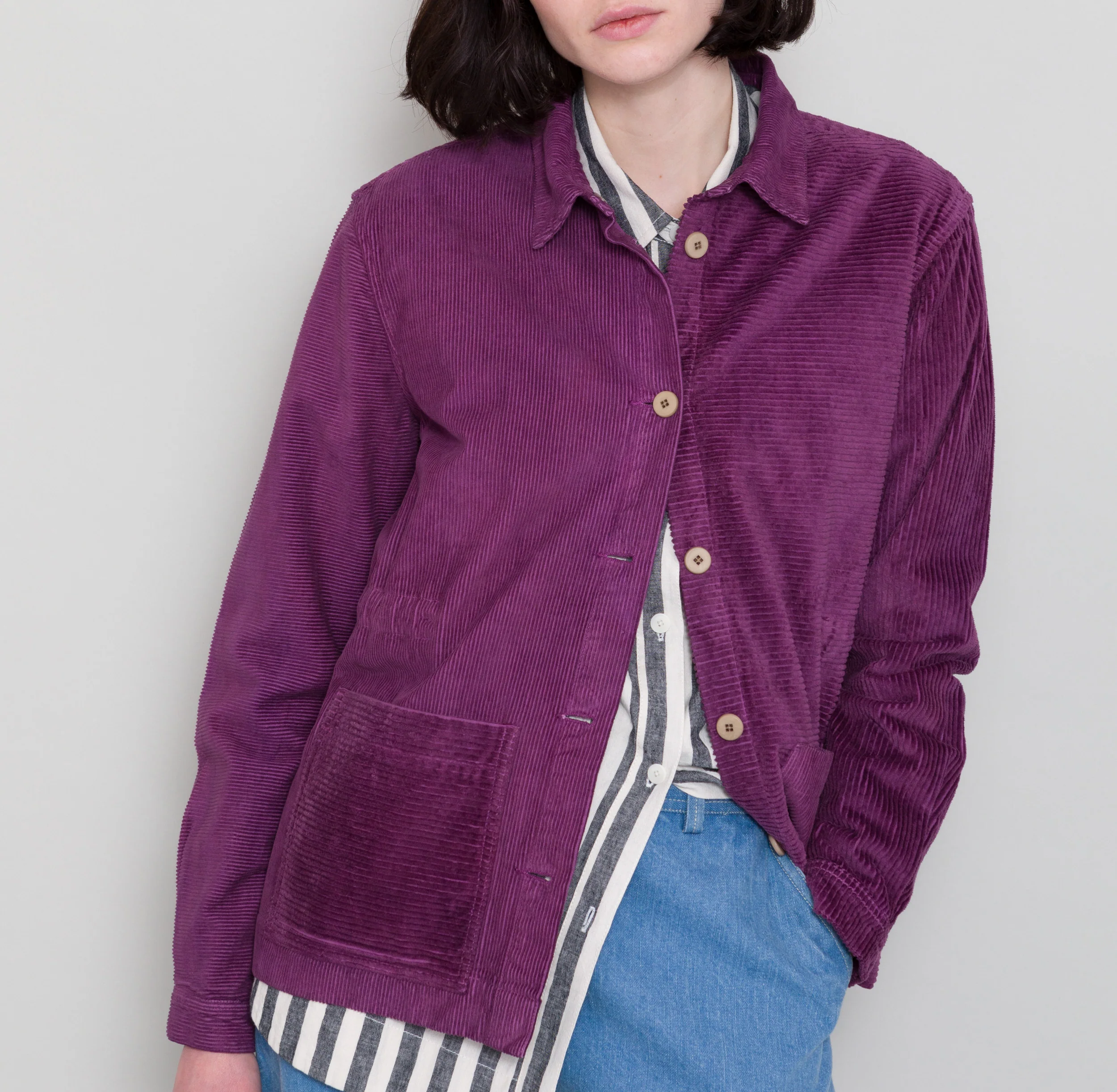 Assembly Jacket - Directional Wine Cord - Image 7
