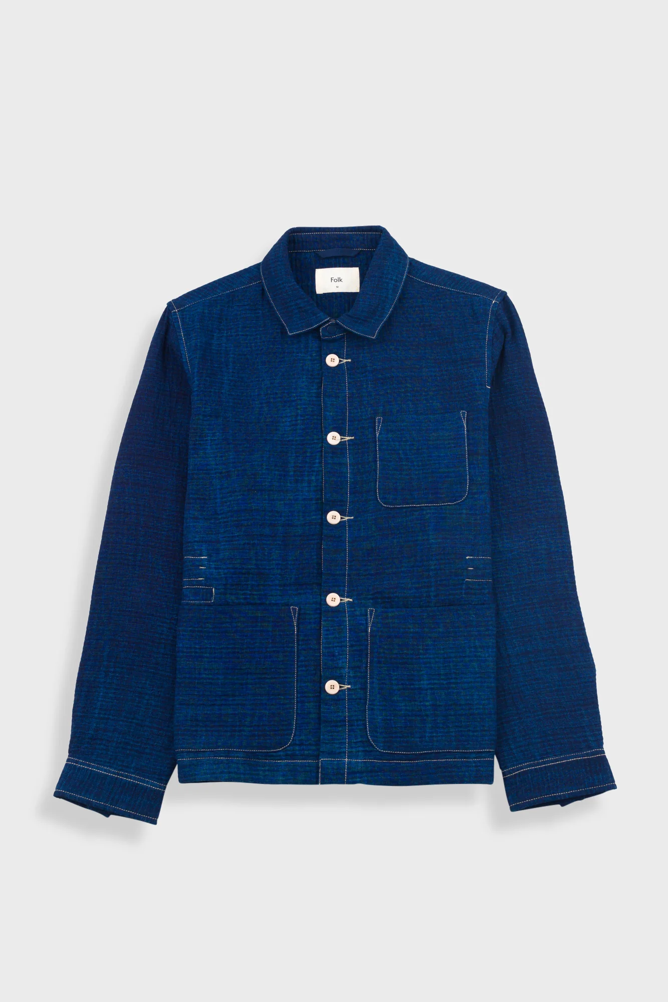 Assembly Jacket - Indigo Waffle
