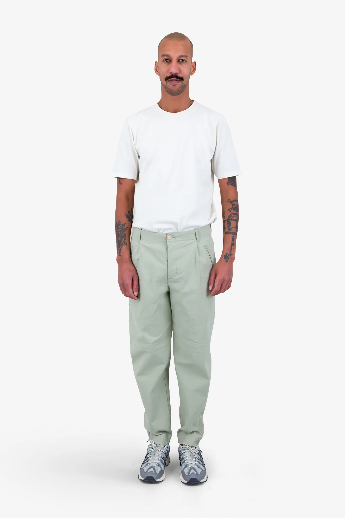 Assembly Pant - Light Sage Seersucker - Image 2