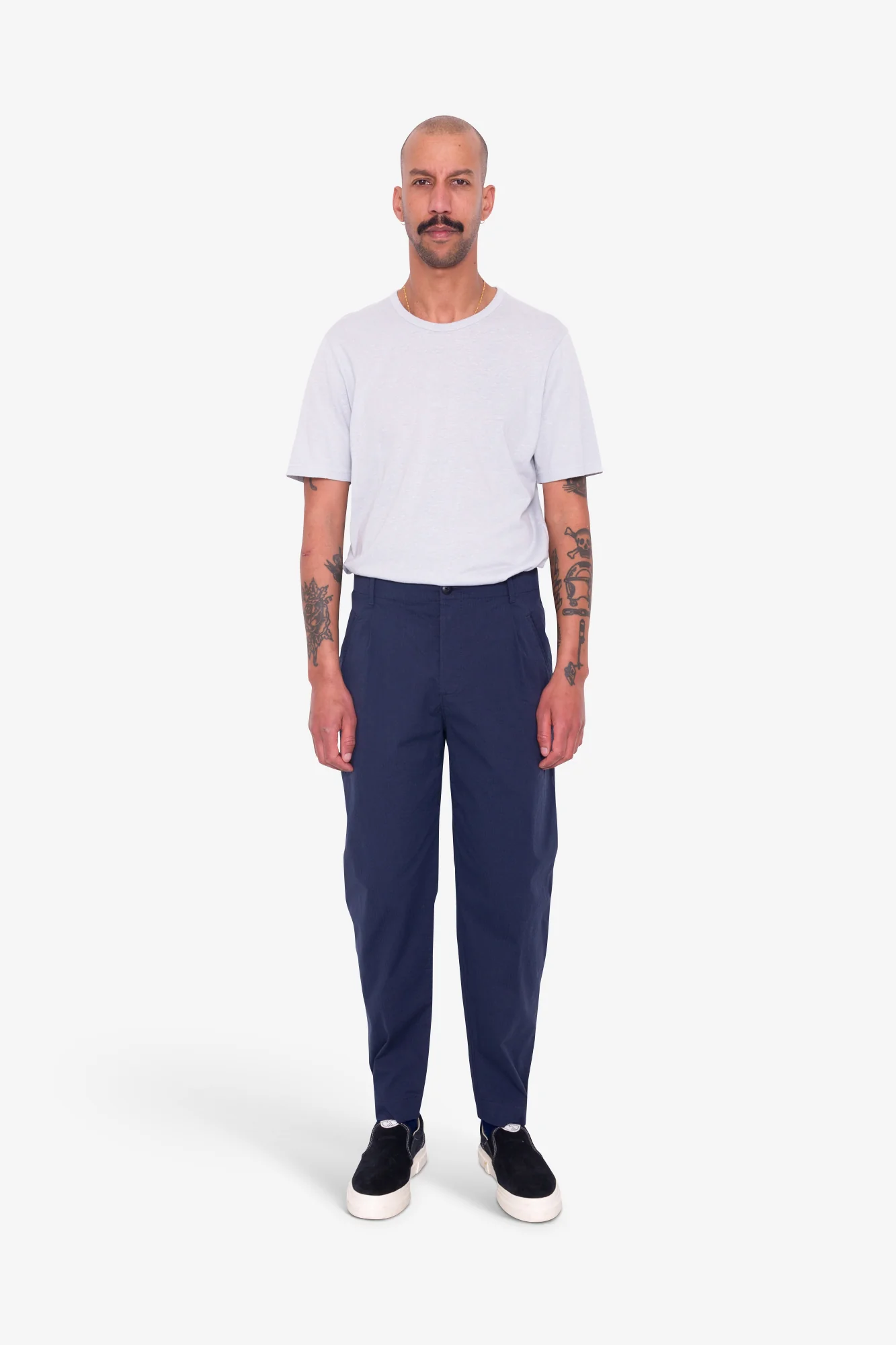 Assembly Pant - Navy Seersucker - Image 2