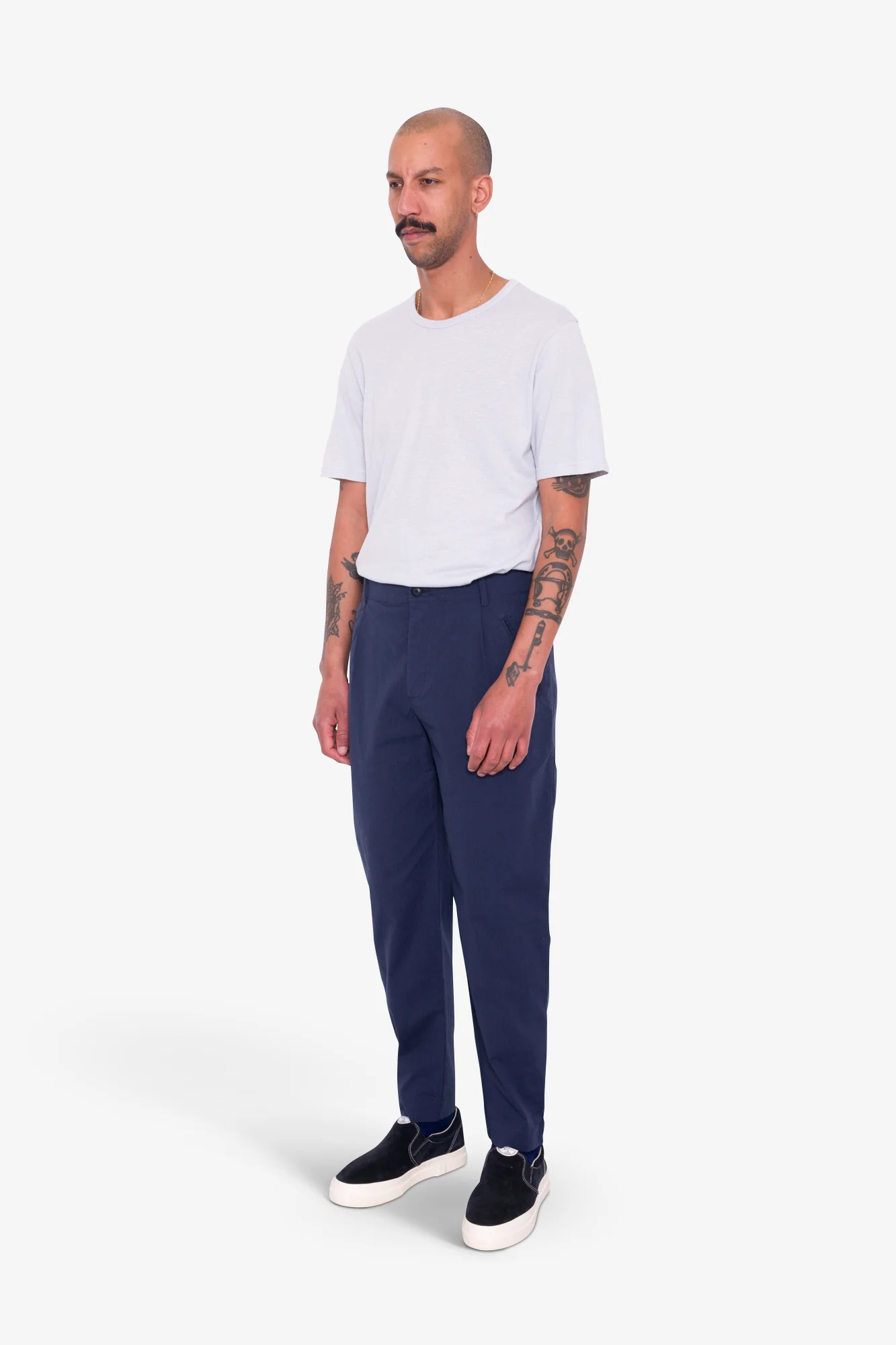 Assembly Pant - Navy Seersucker - Image 3