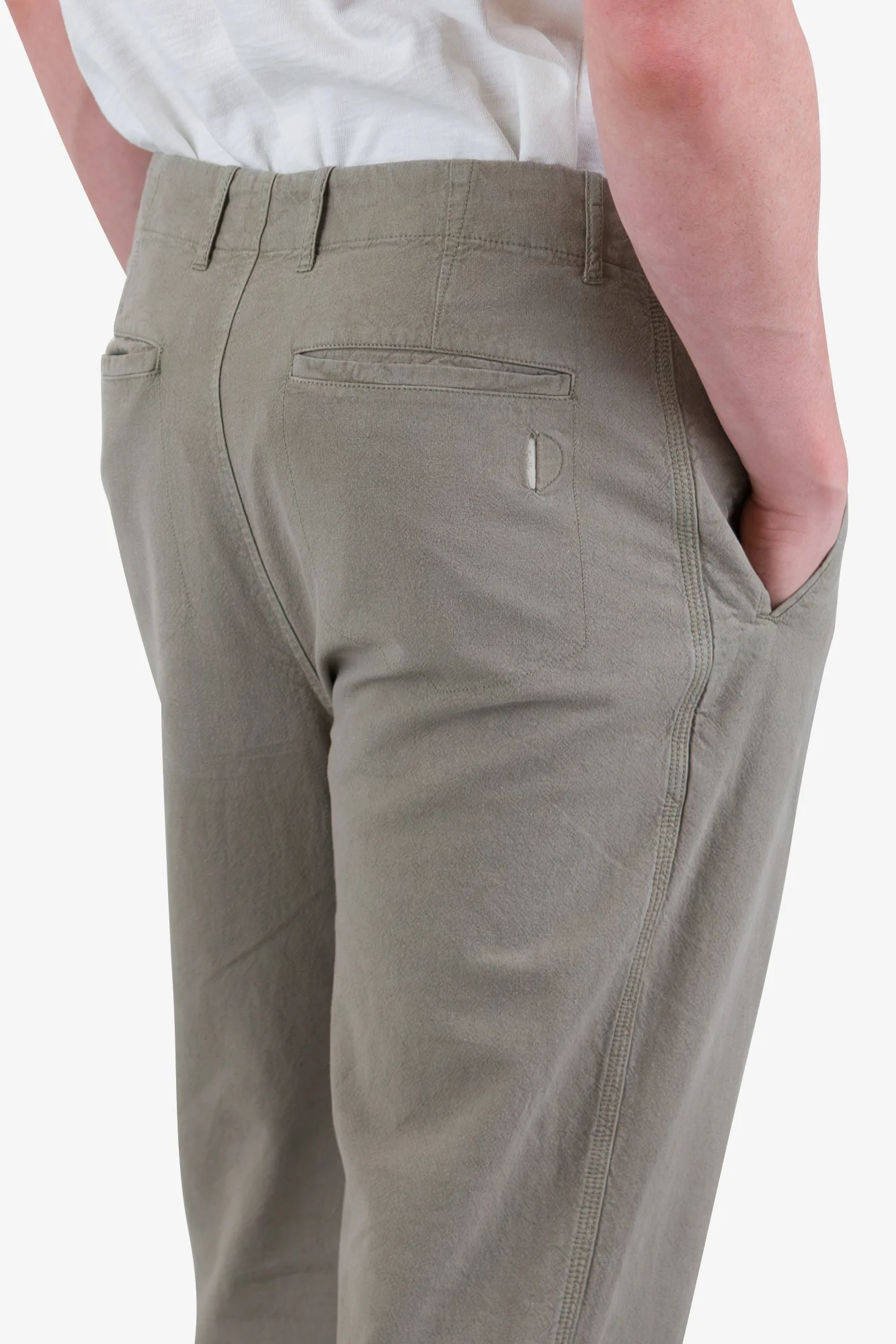 Assembly Pant - Sage Cotton Linen - Image 7