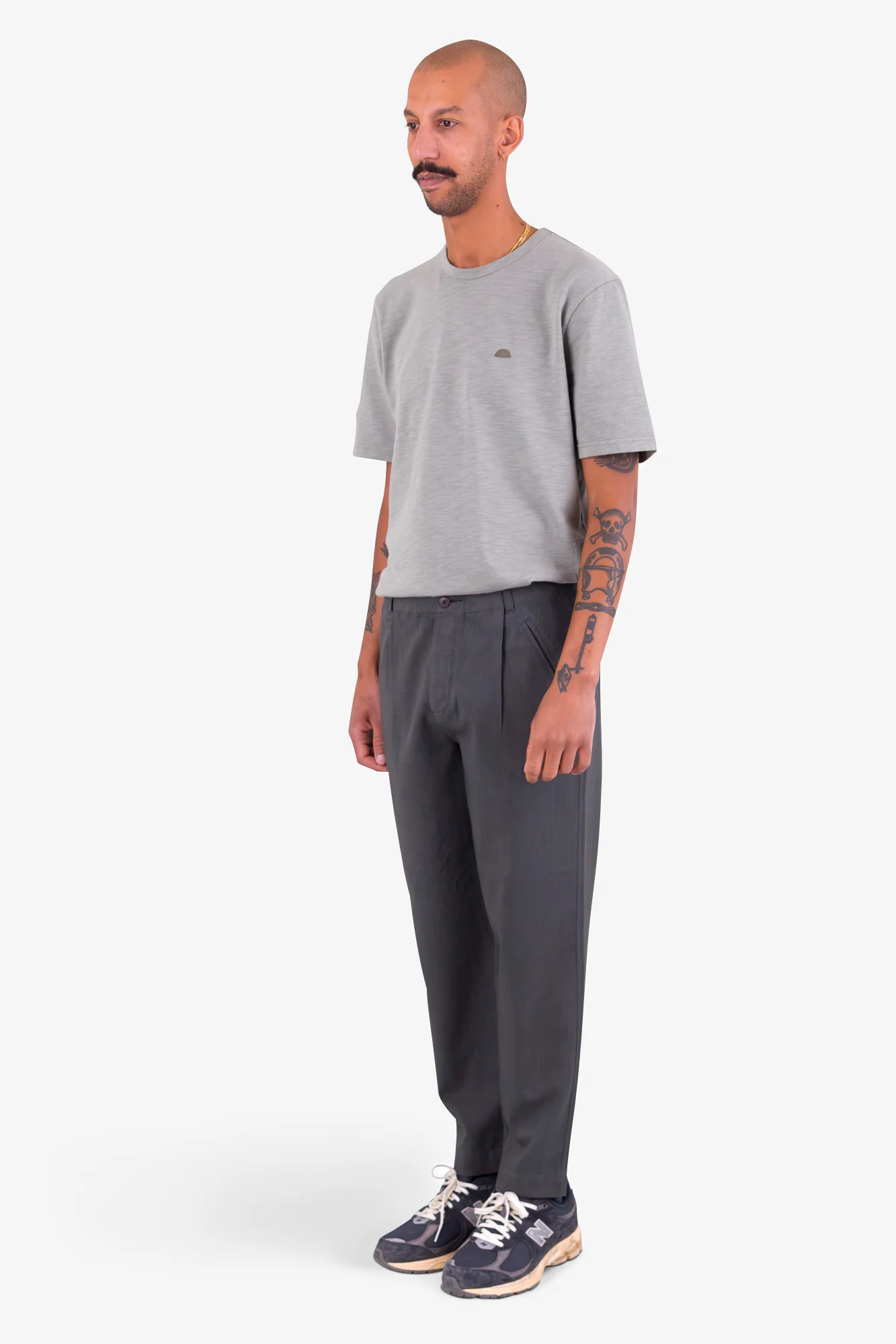 Assembly Pant - Soft Black Herringbone - Image 3