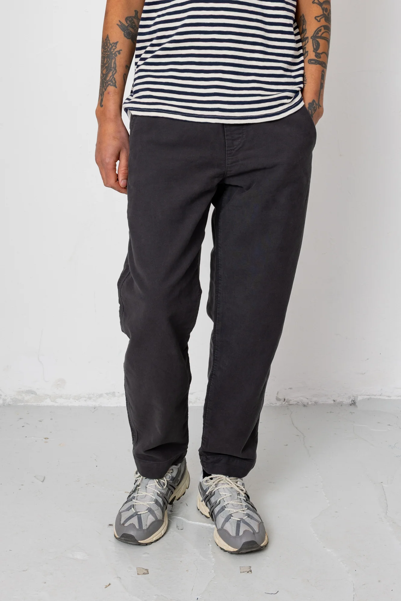 Assembly Pant - Charcoal Moleskin - Image 3