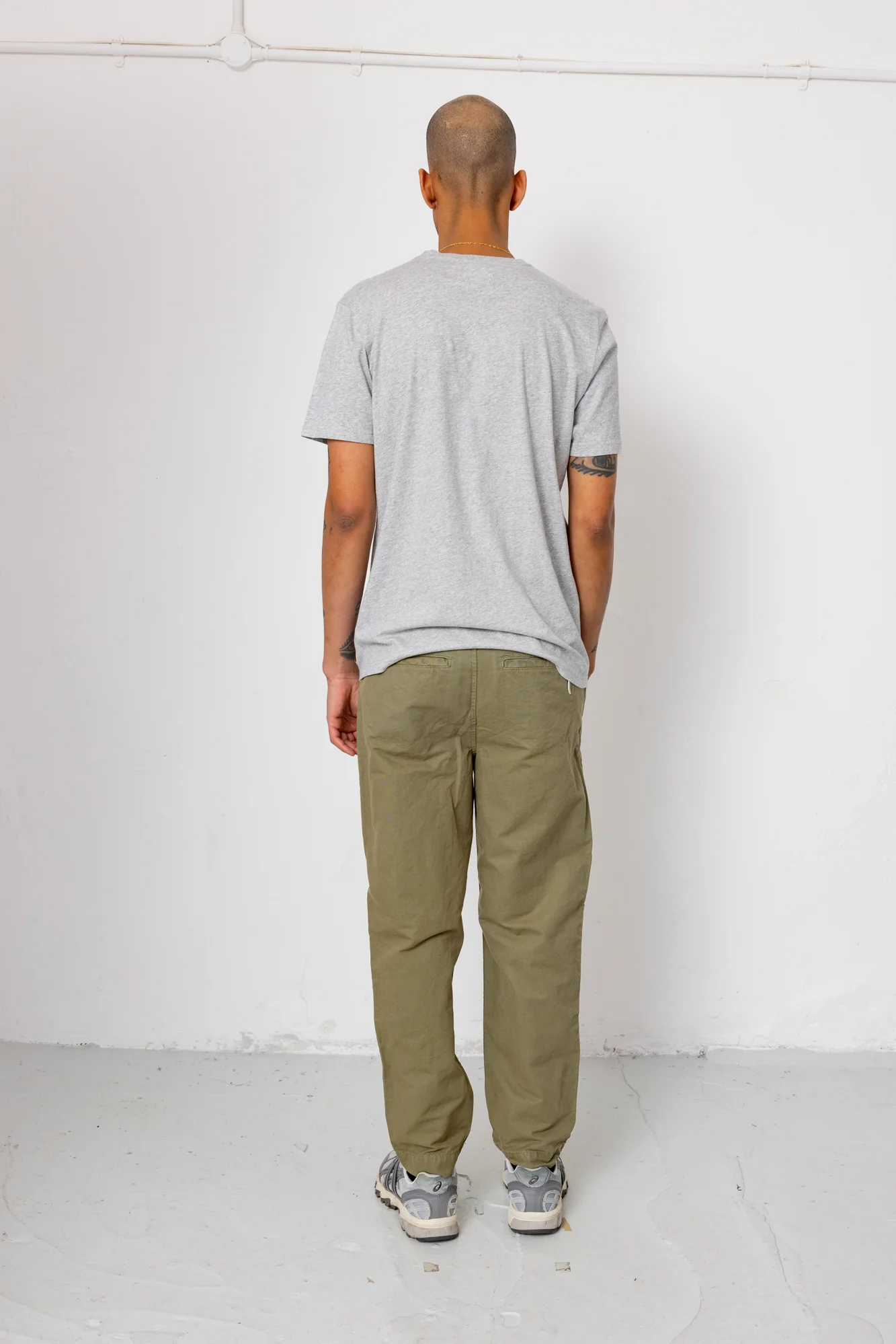 Assembly T-Shirt - Light Grey Melange - Image 5