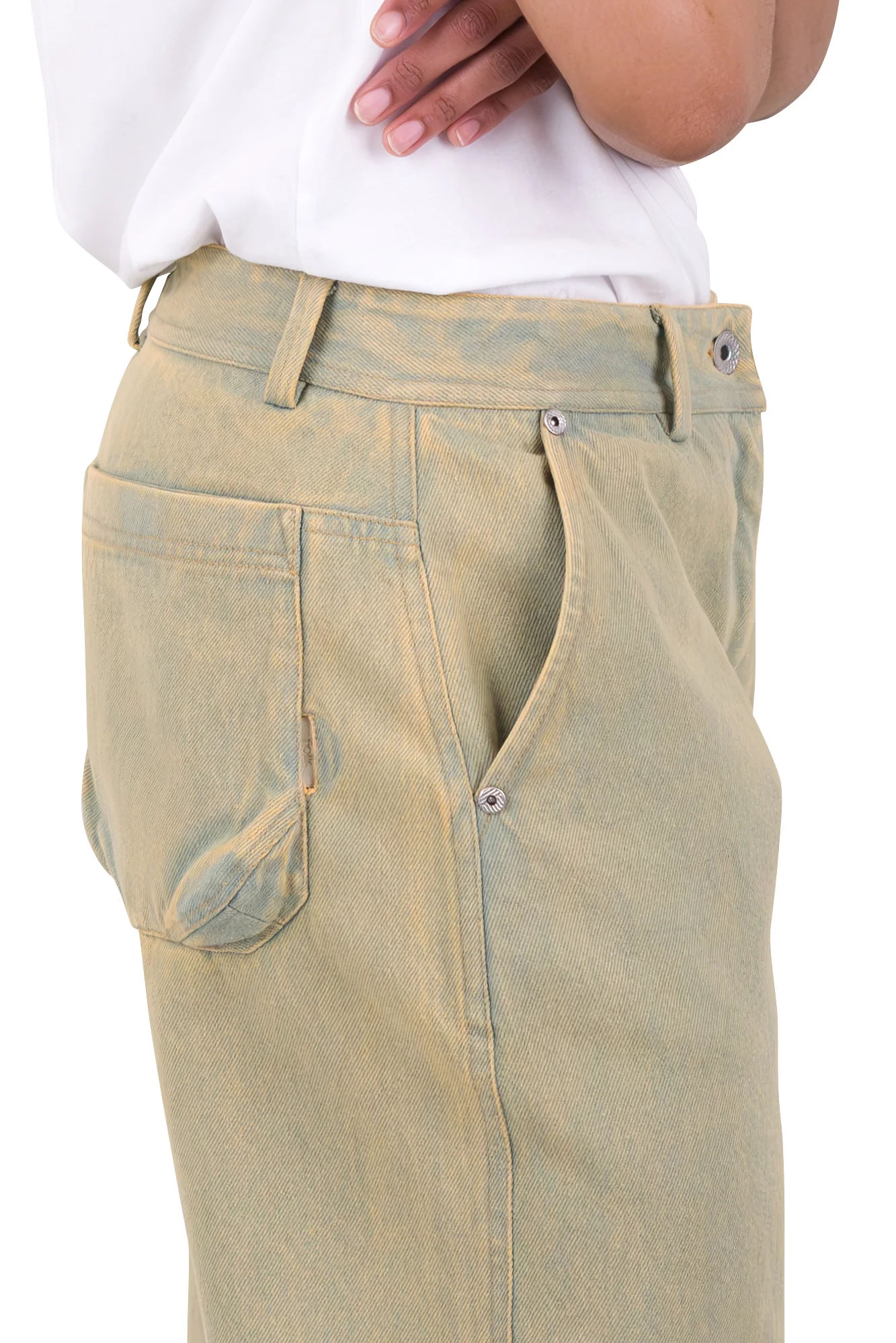 Barrel Trousers - Bleached Denim SS25 - Image 7