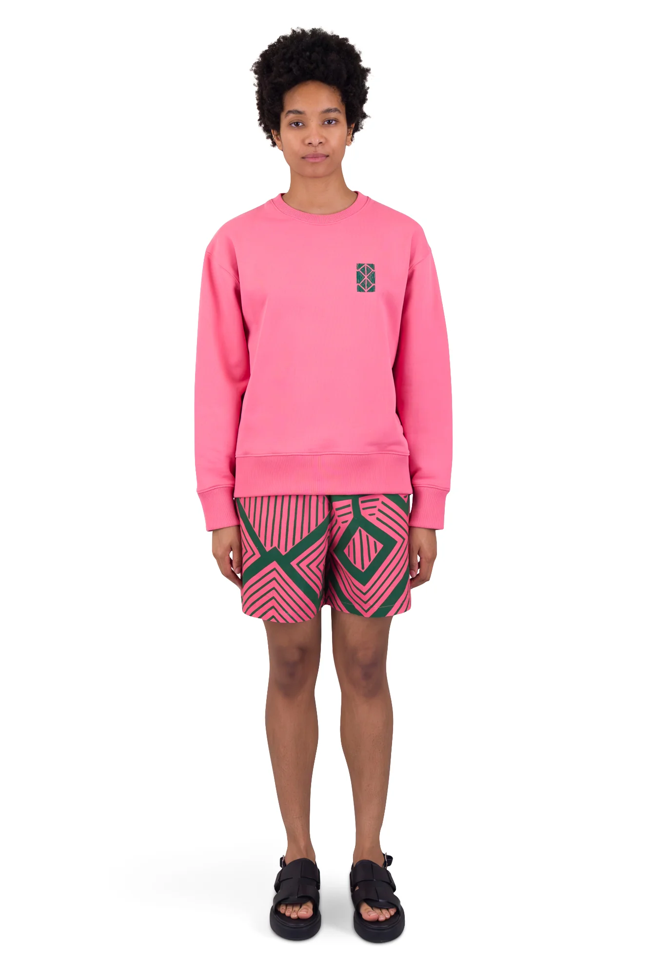 Boxy Sweat - Coral - Image 2