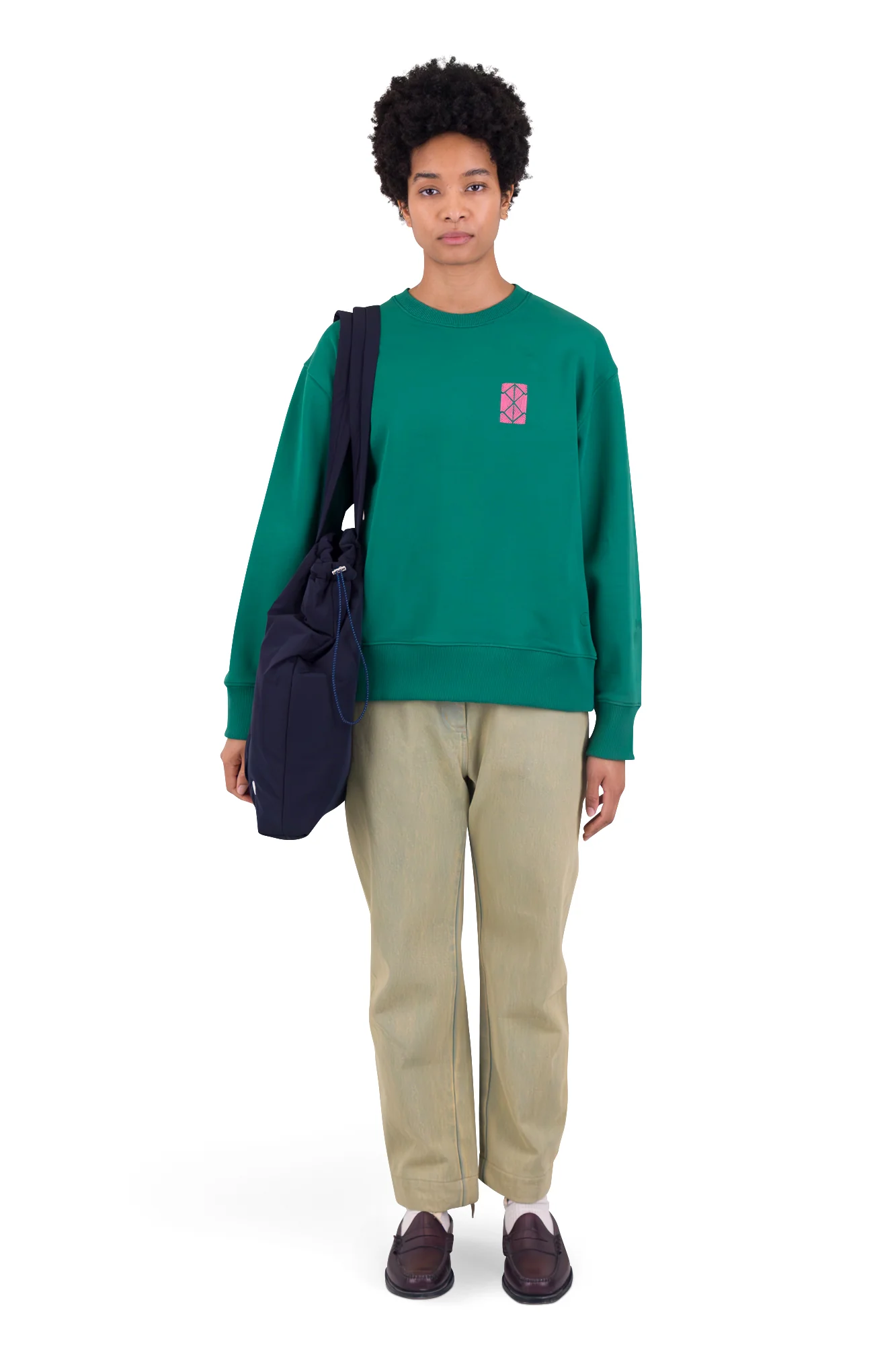 Boxy Sweat - Vintage Green - Image 2
