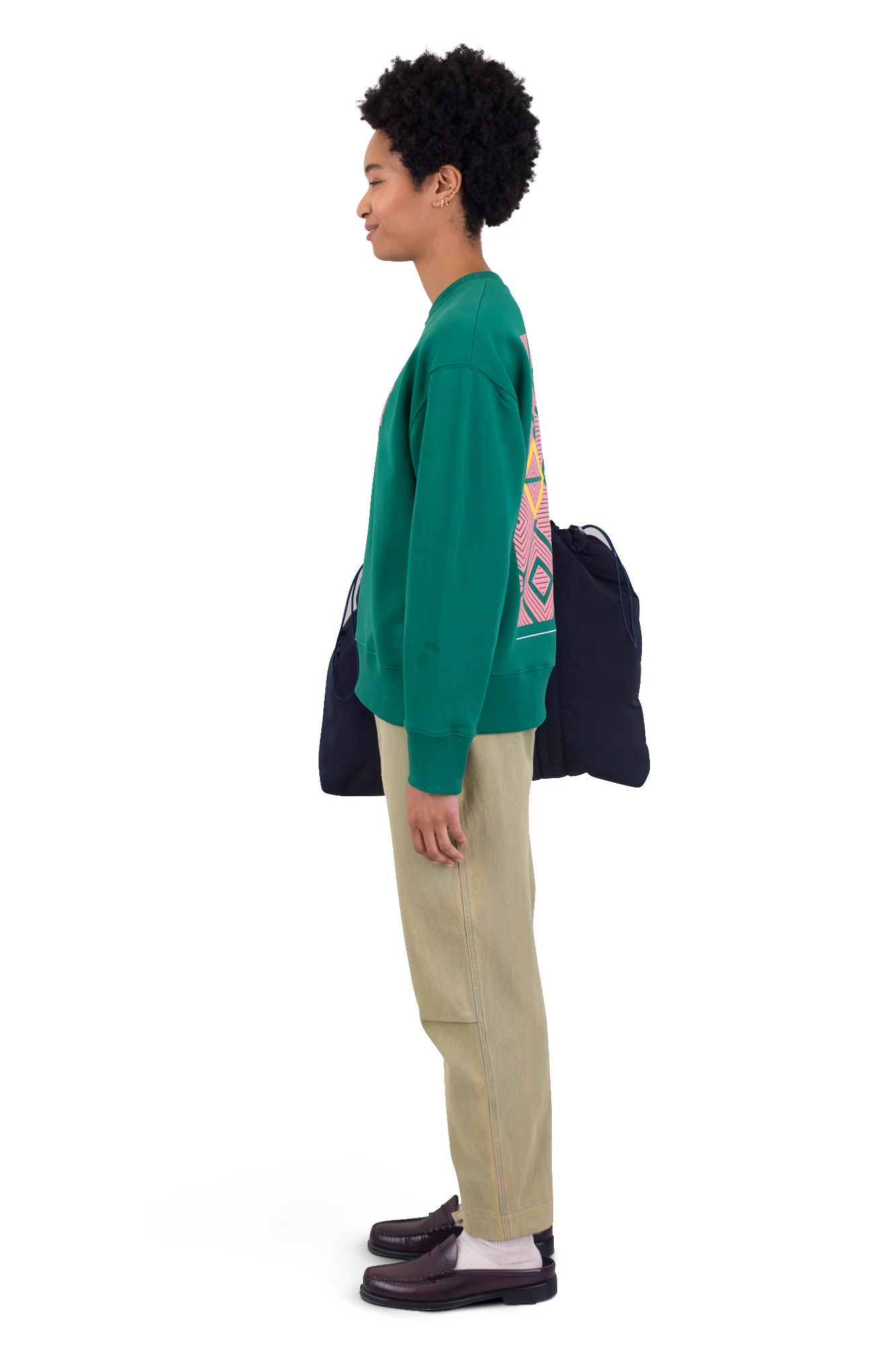 Boxy Sweat - Vintage Green - Image 4