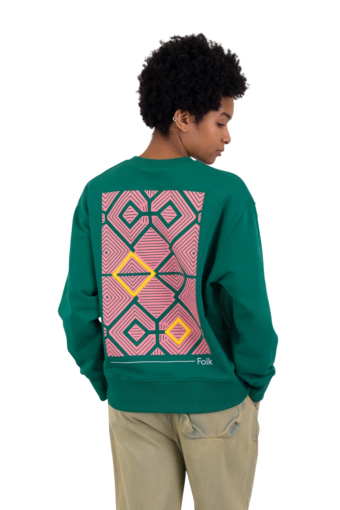 Boxy Sweat - Vintage Green - Image 9