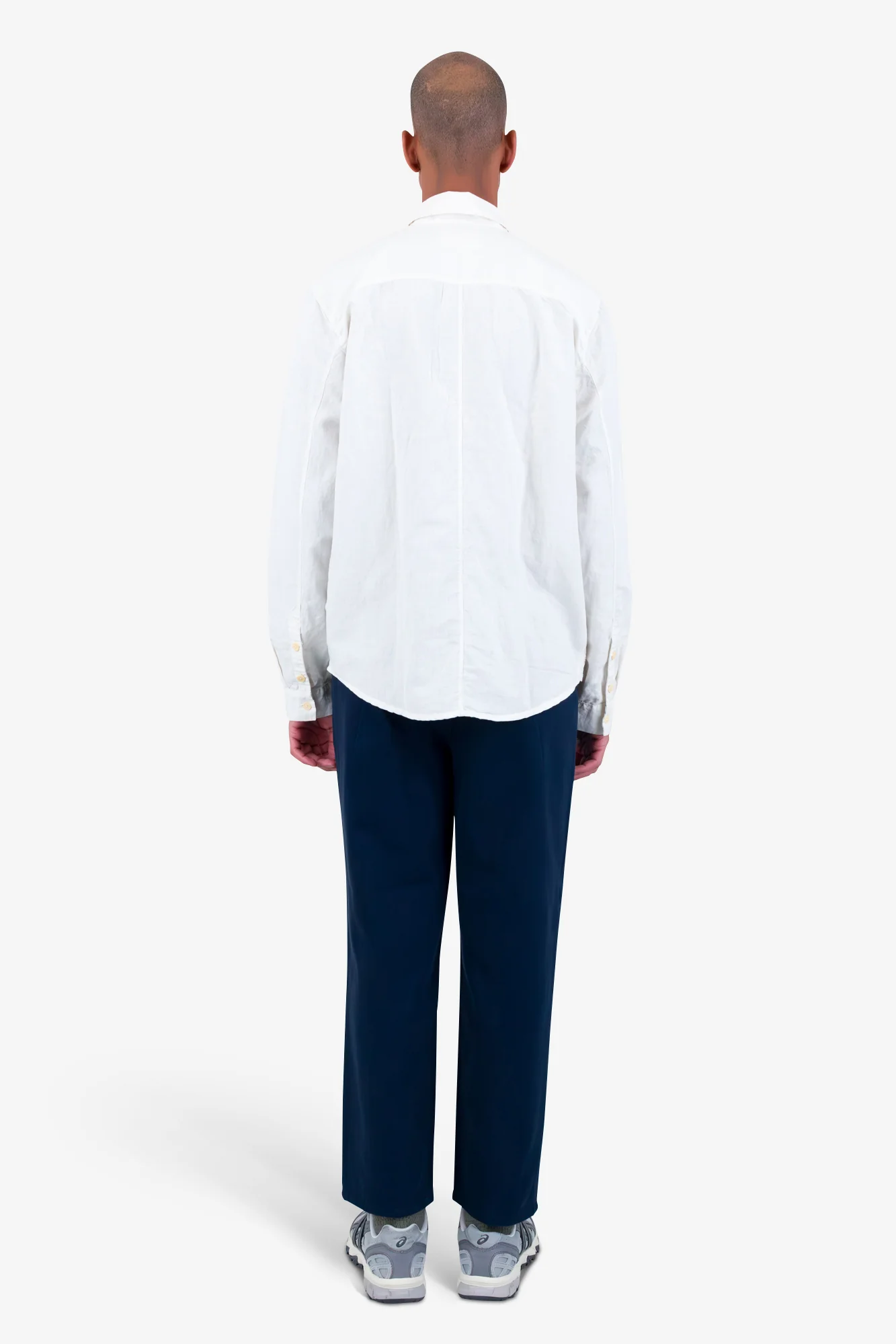 Contrast Pocket Shirt - Ecru - Image 11