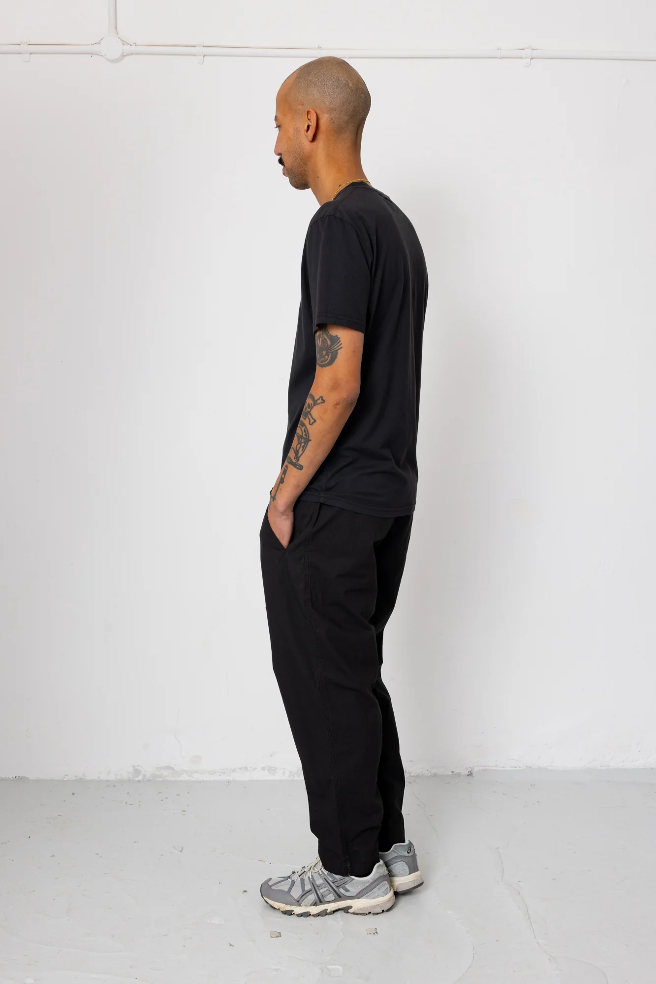 Drawcord Assembly Pant - Black Ripstop - Image 3