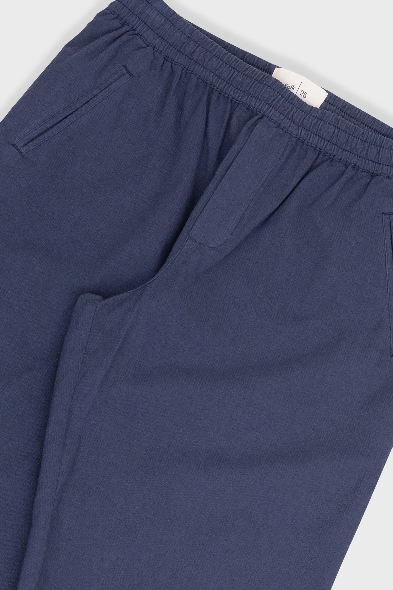Drawcord Assembly Pant - Navy Mini Stripe - Image 5