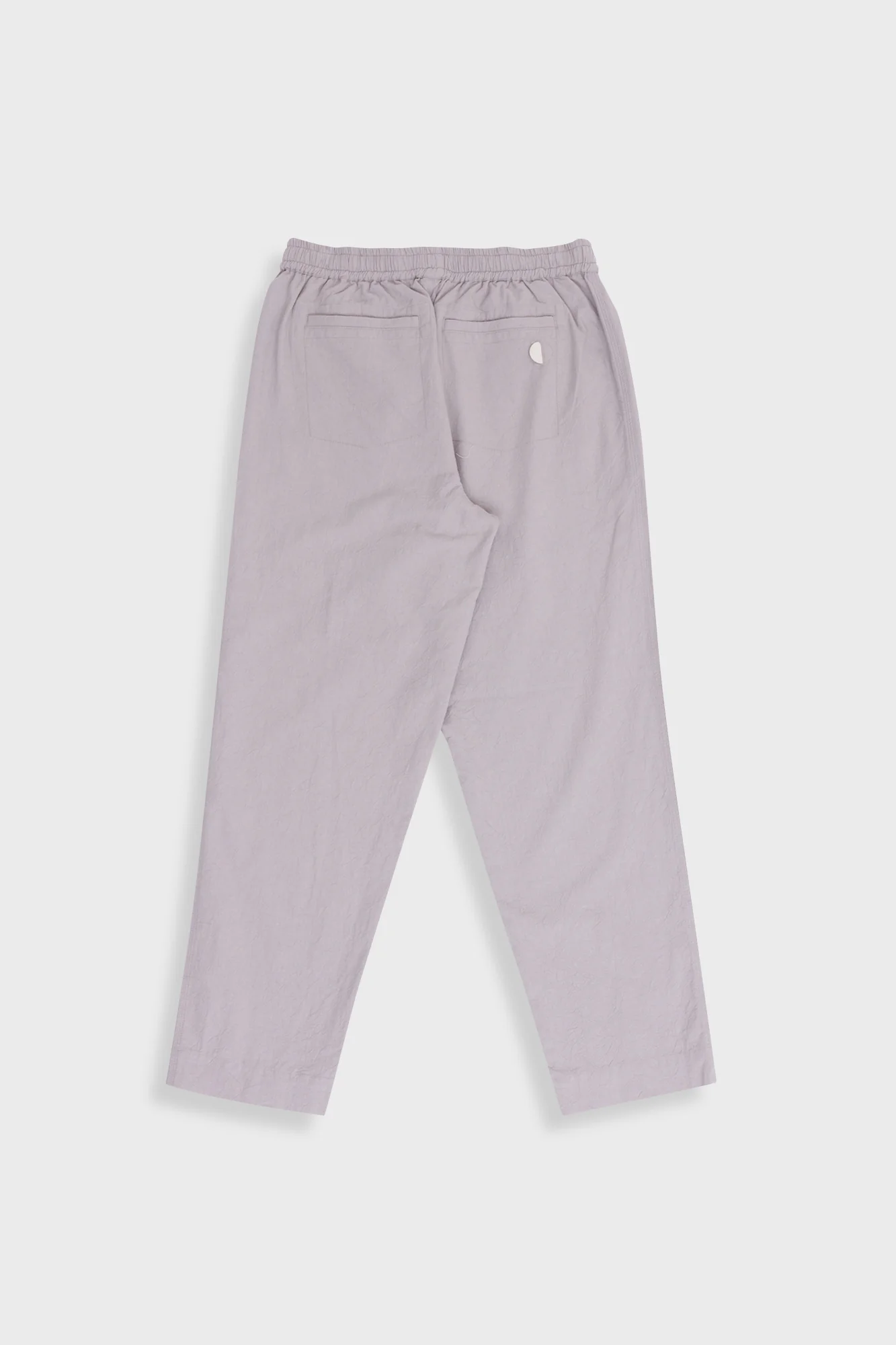 Drawcord Assembly Pant - Silver Grey Crinkle - Image 8