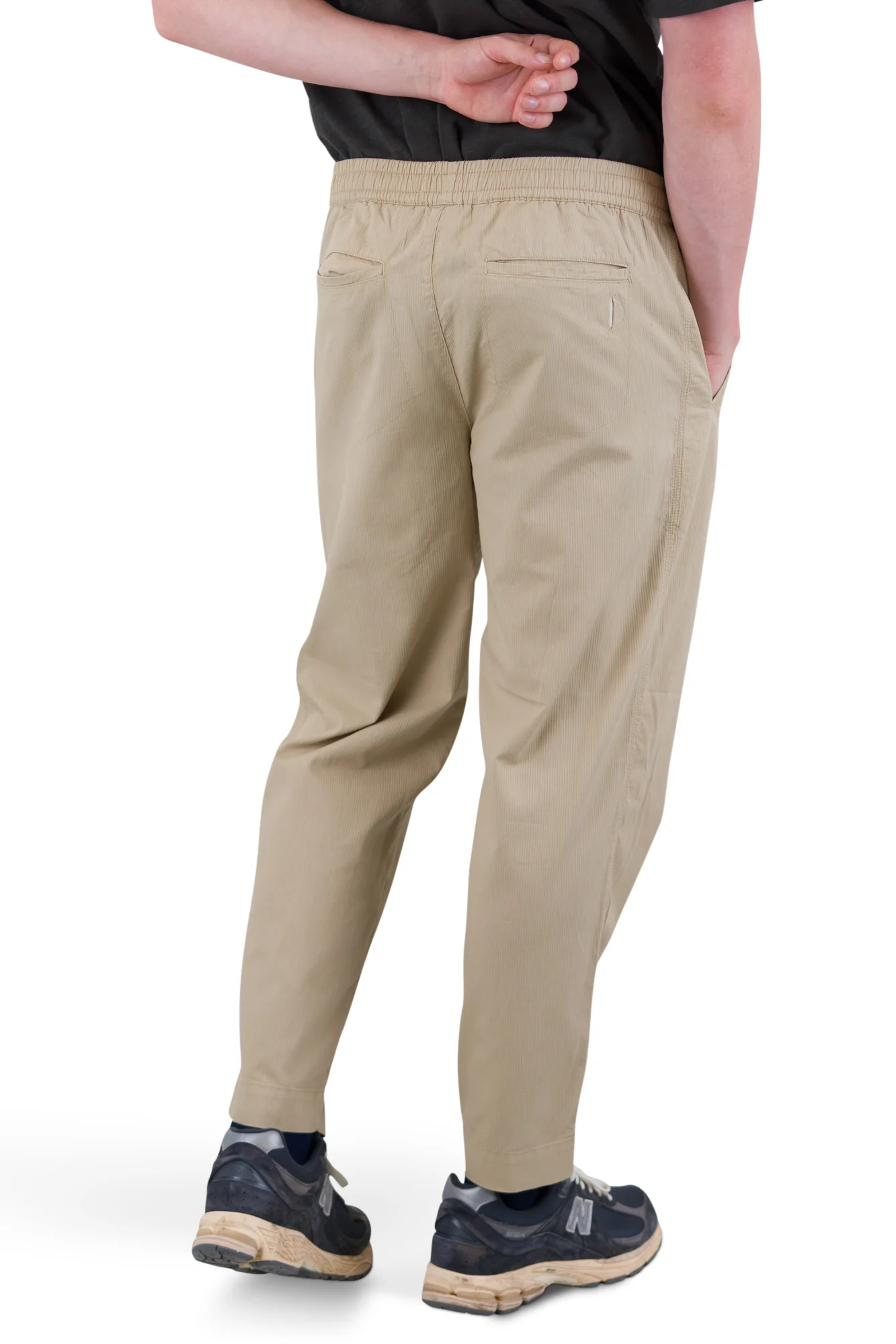 Drawcord Assembly Pant - Stone Mini Stripe - Image 7
