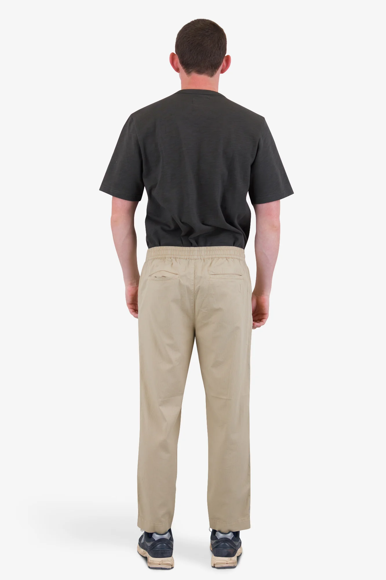 Drawcord Assembly Pant - Stone Mini Stripe - Image 8