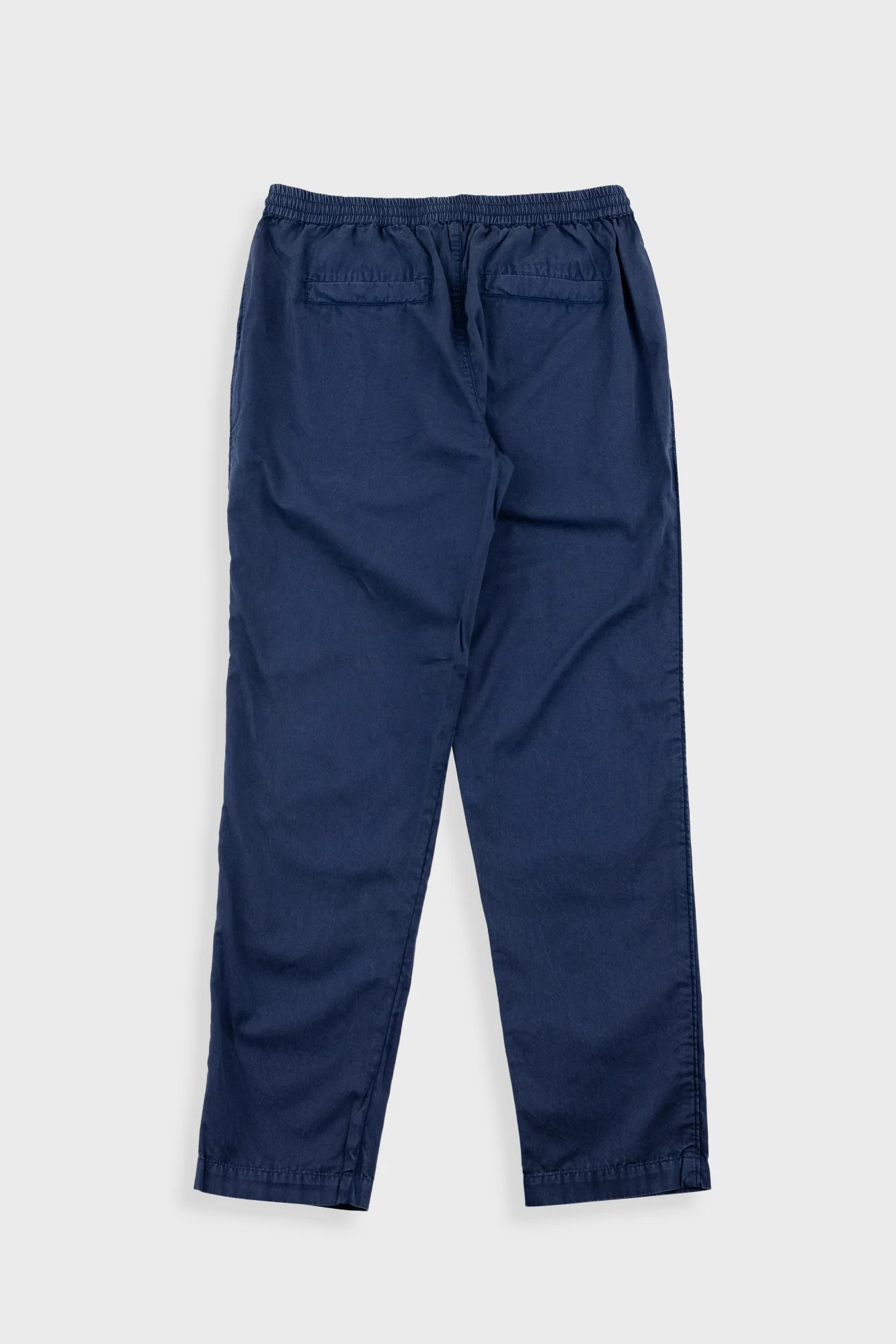 Drawcord Trousers - Dusty Blue - Image 3