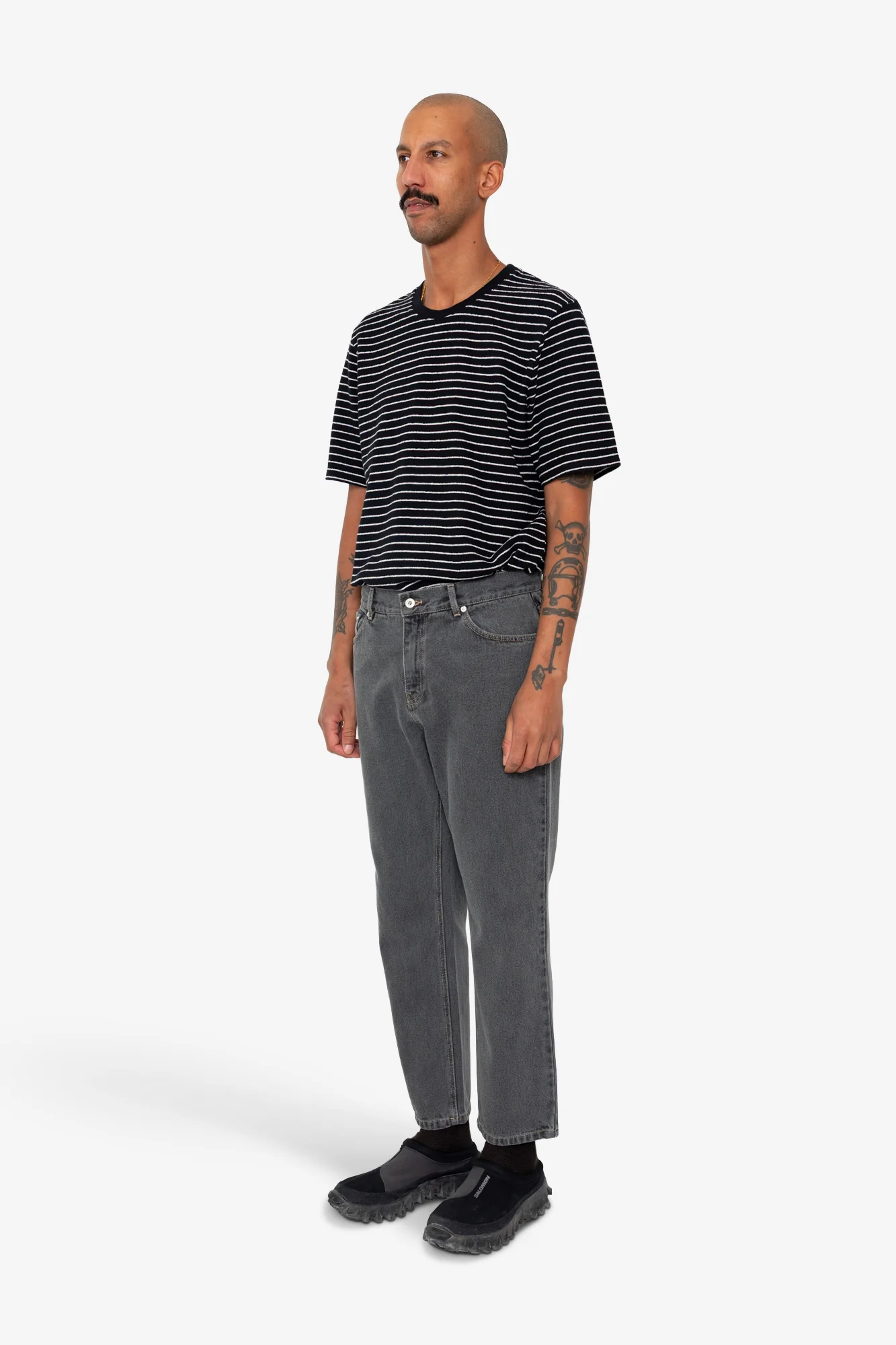 5 Pocket Trouser - Smoke Grey Denim - Image 3