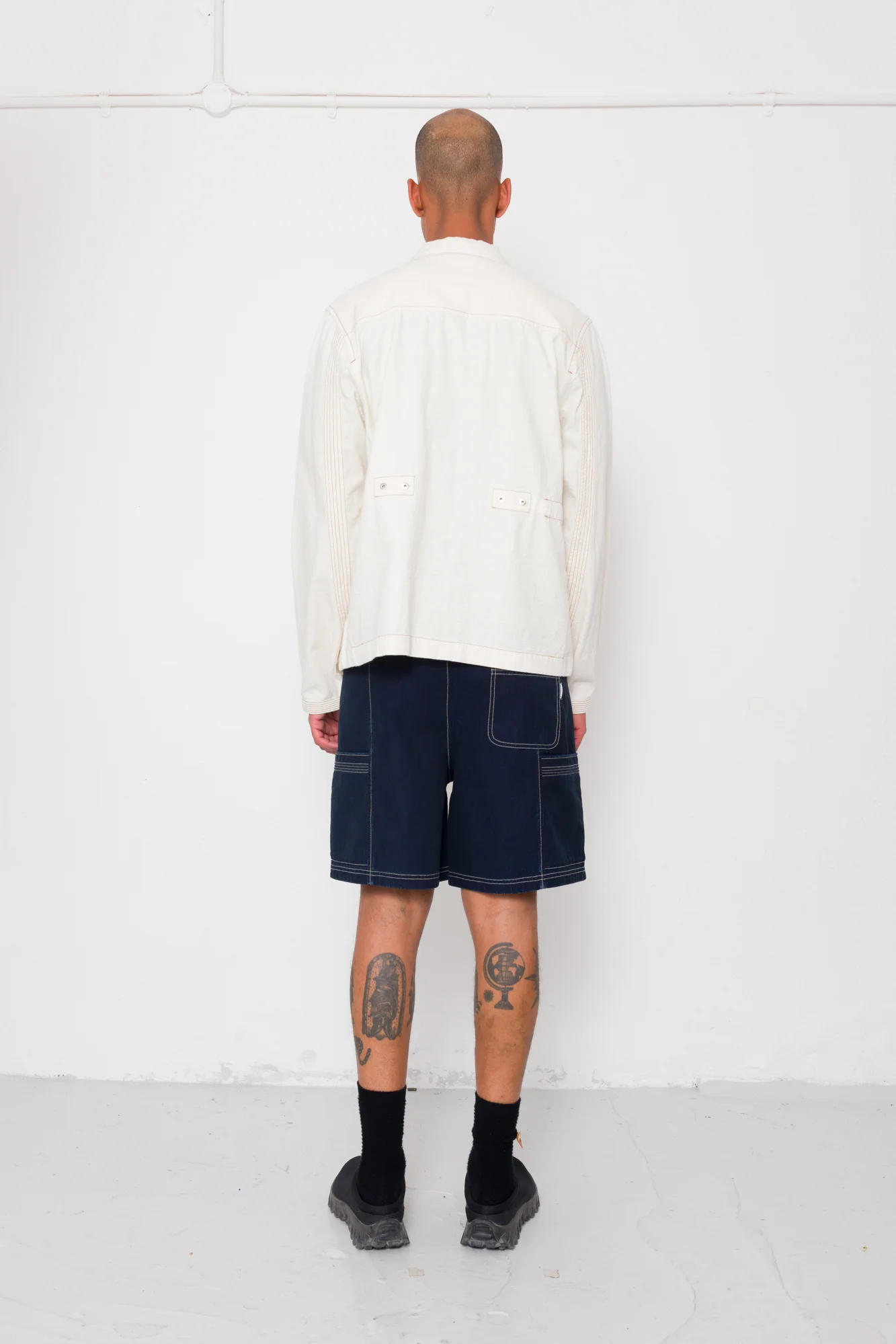 Anniversary Jacket - Ecru Crinkle Cotton - Image 6