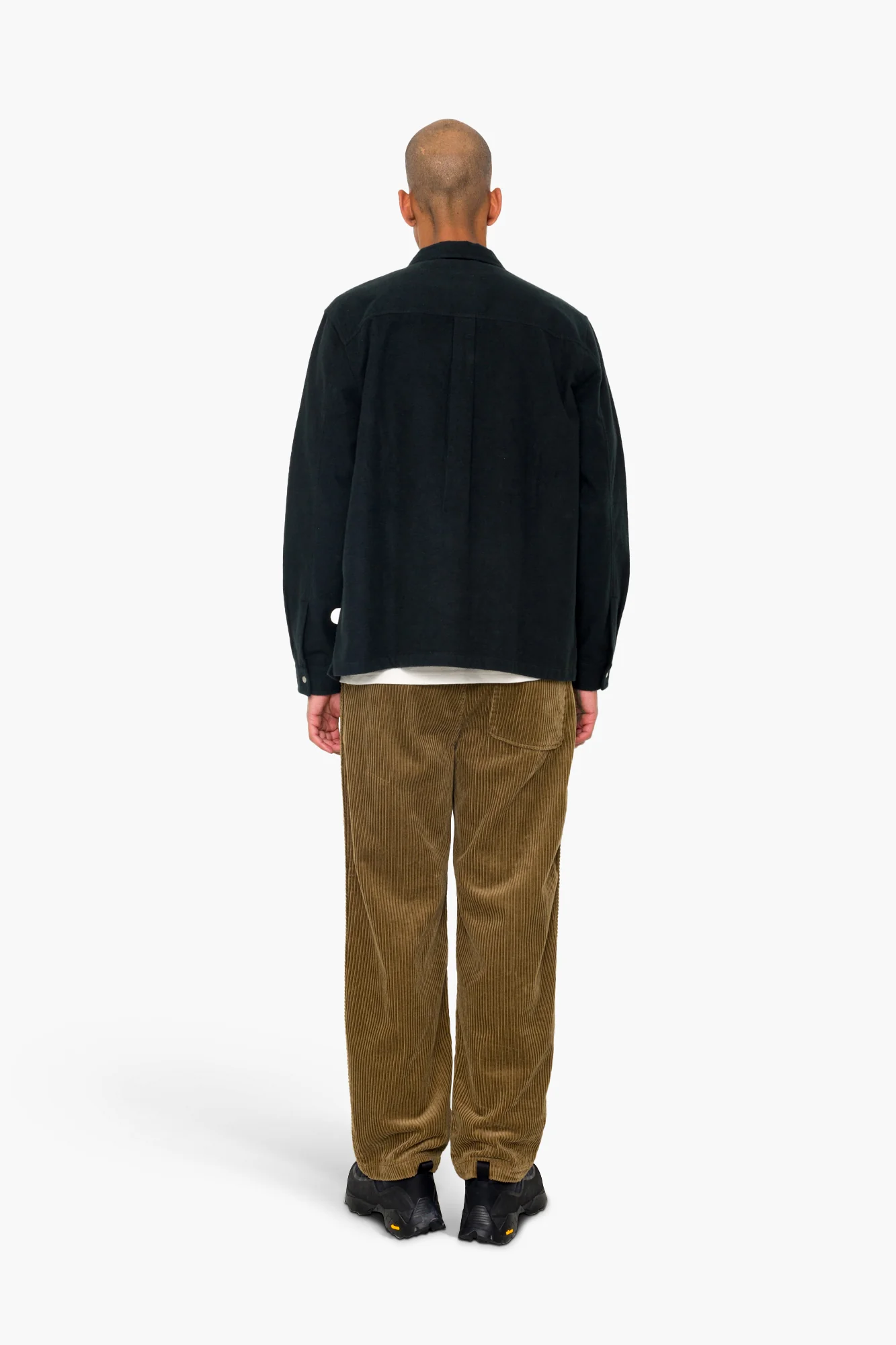 Anniversary Patch Overshirt - Deep Green Moleskin - Image 8