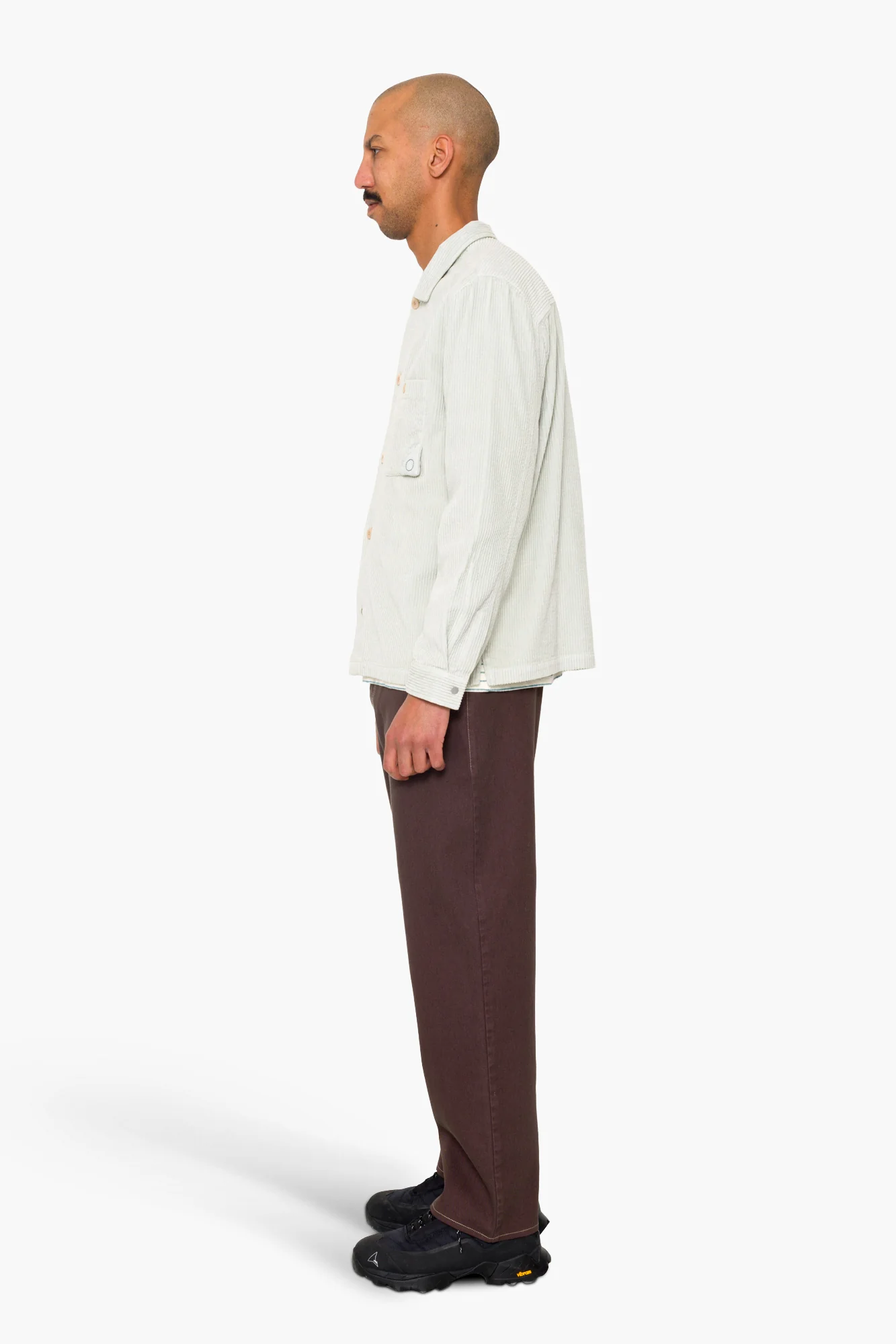 Anniversary Patch Overshirt - Misty Green Chunky Cord - Image 4