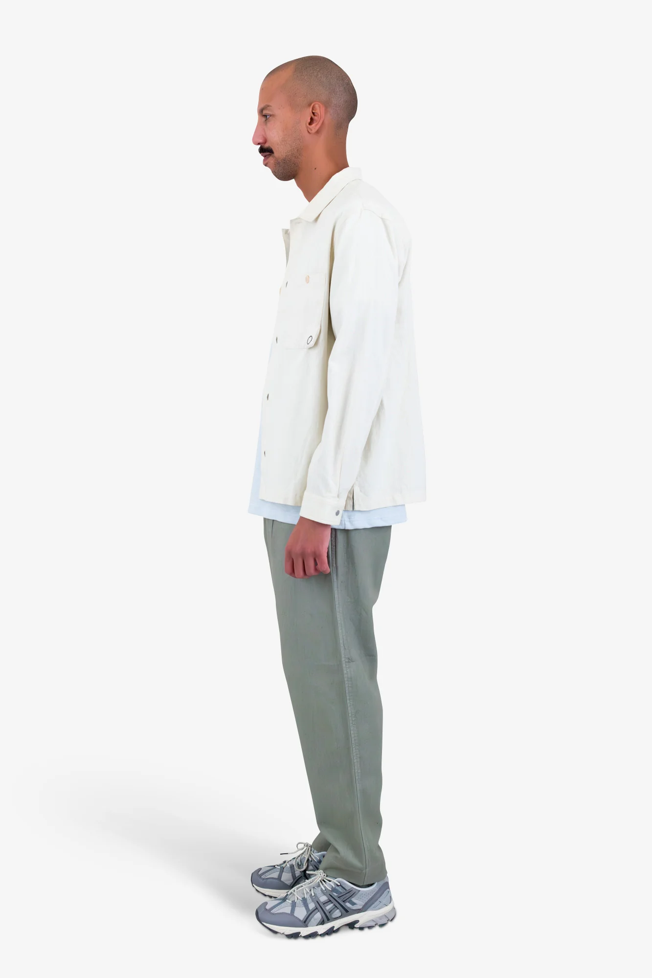 Anniversary Patch Overshirt - Stone Linen - Image 4
