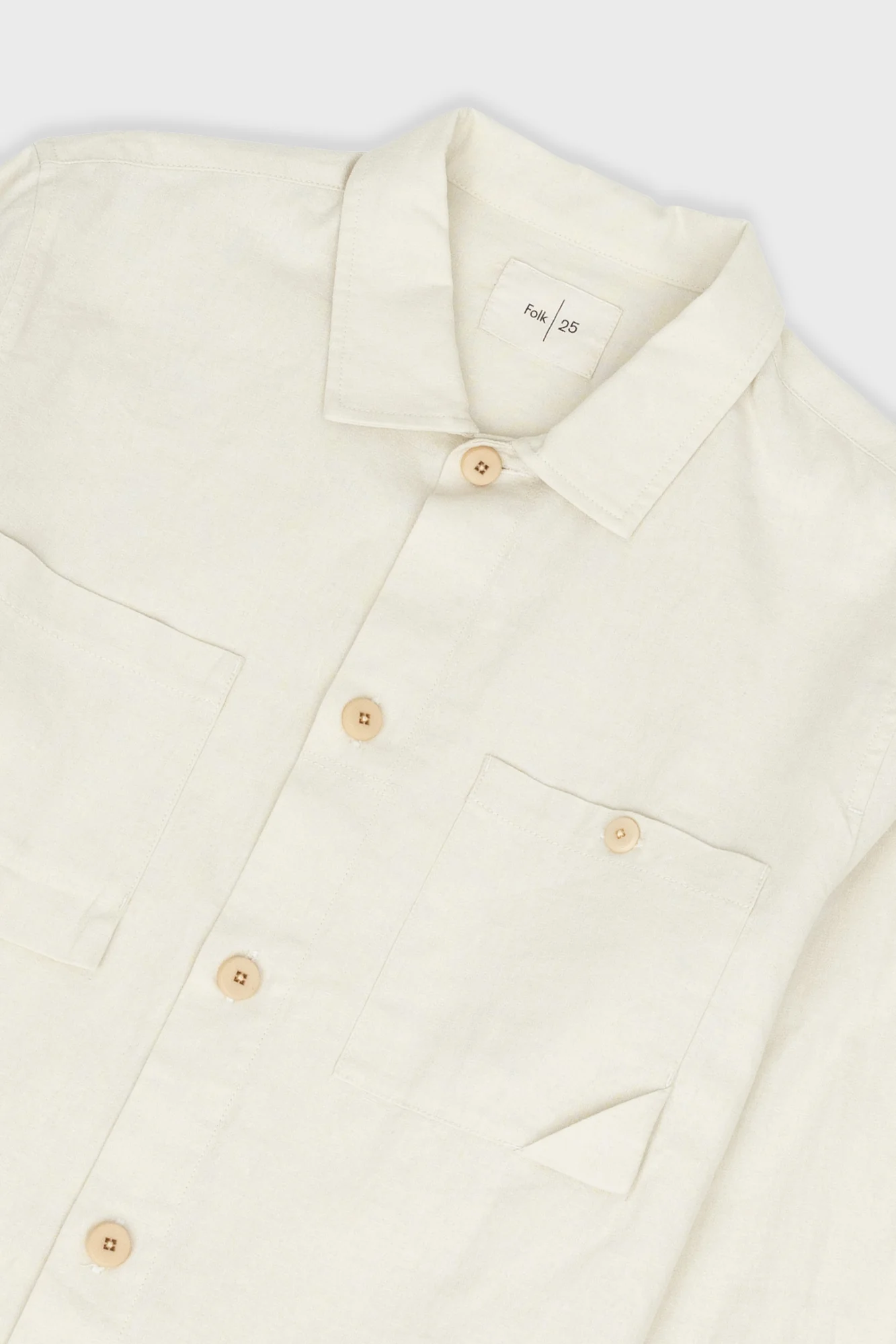 Anniversary Patch Overshirt - Stone Linen - Image 5