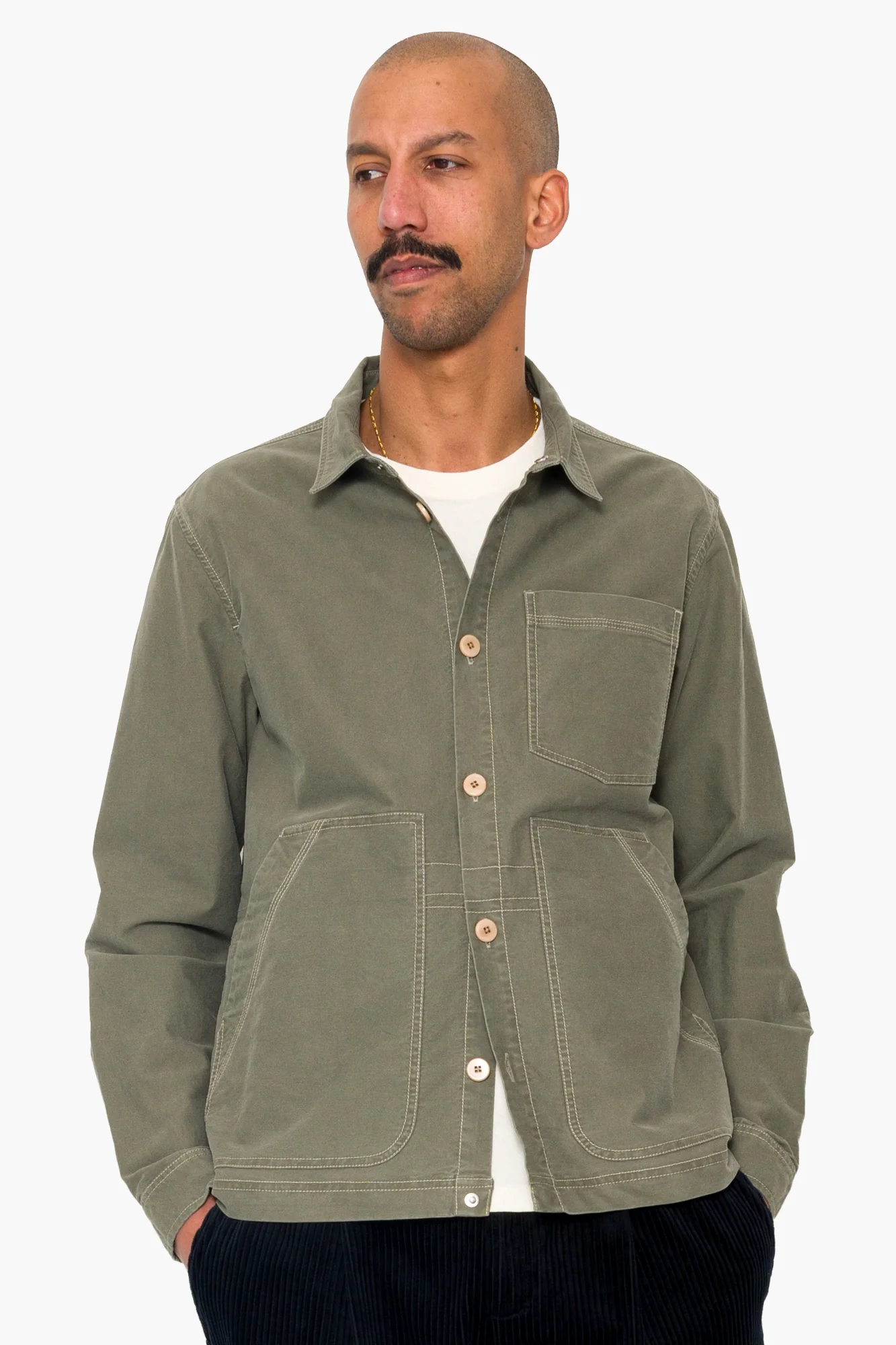 Assembly Utility Jacket - Olive Brushed - Image 7