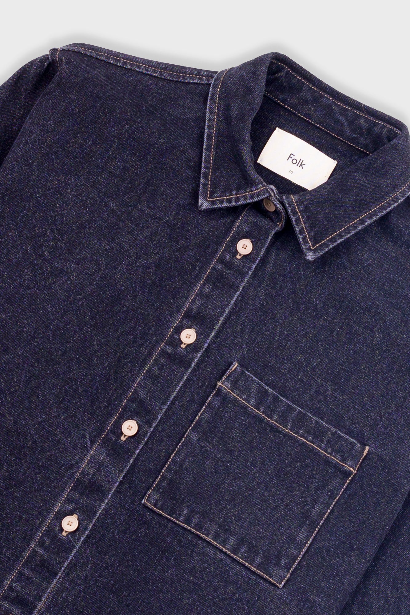 Archive Shirt - Washed Black Denim - Image 5