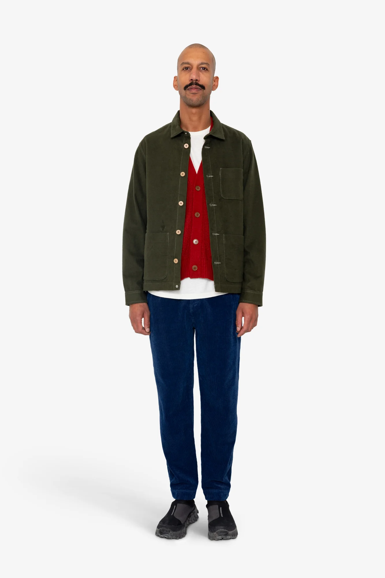 Assembly Jacket - Dark Olive Moleskin - Image 2