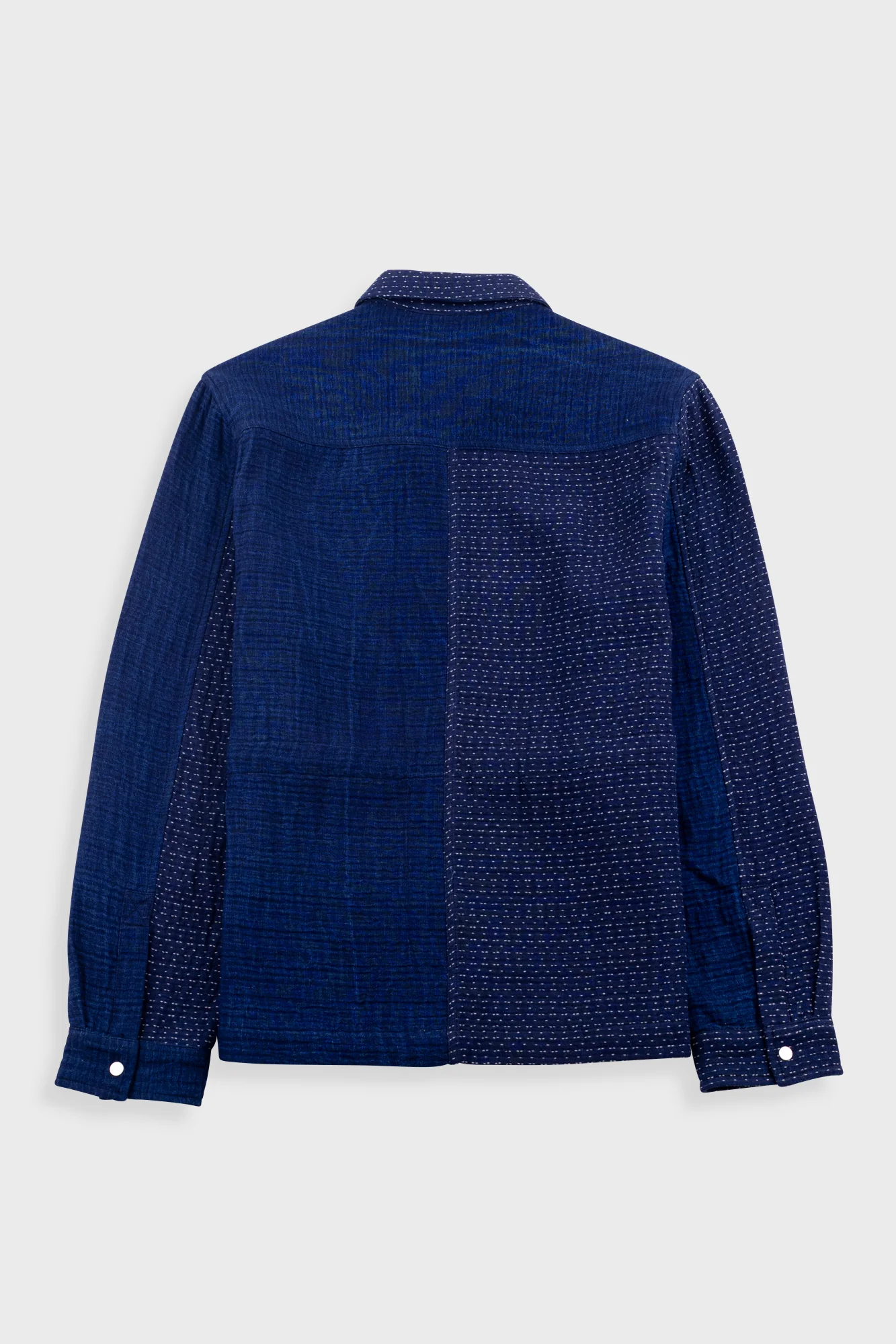 Assembly Jacket - Indigo Waffle Patchwork - Image 9