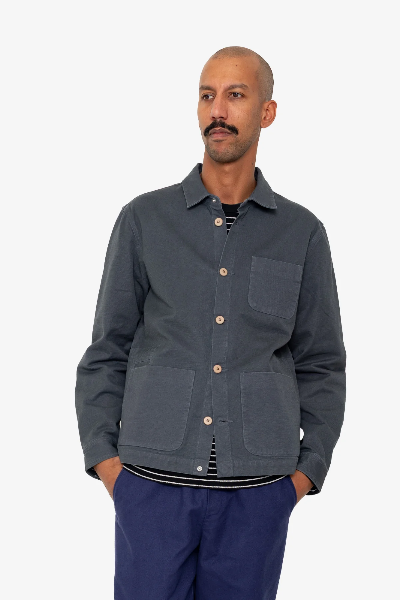 Assembly Jacket - Soft Black Slub - Image 6