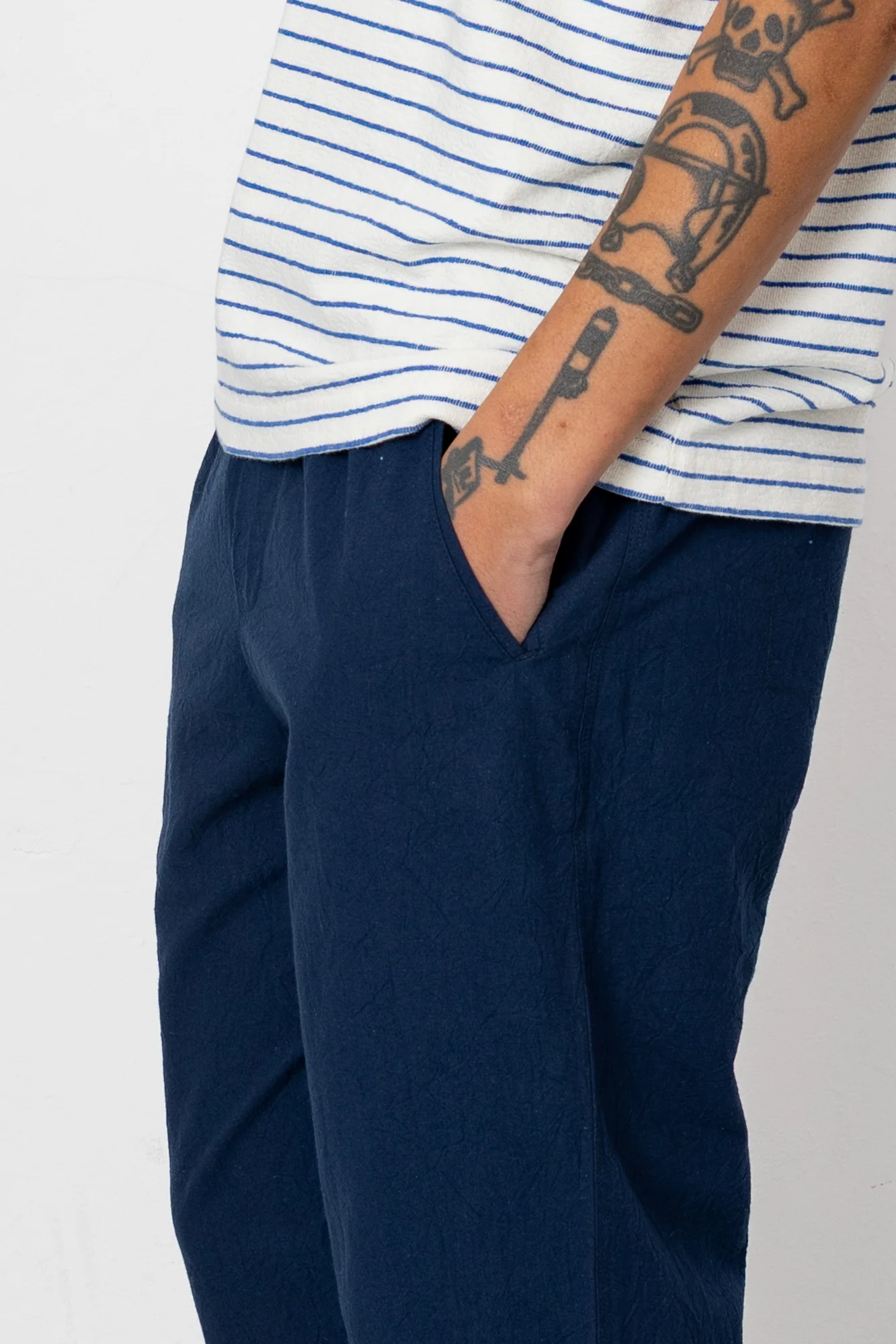Assembly Pant - Dark Navy Crinkle - Image 5
