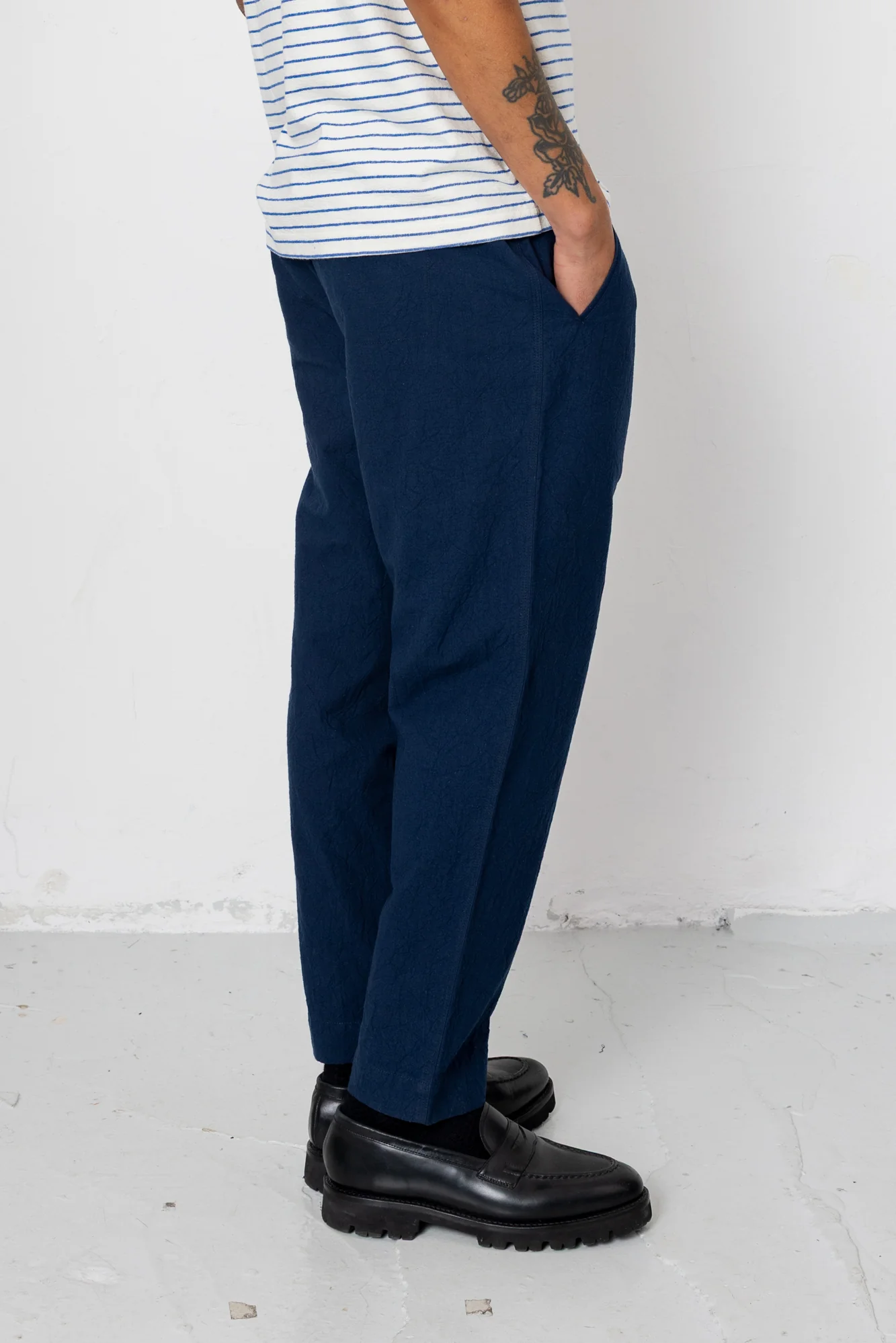 Assembly Pant - Dark Navy Crinkle - Image 6