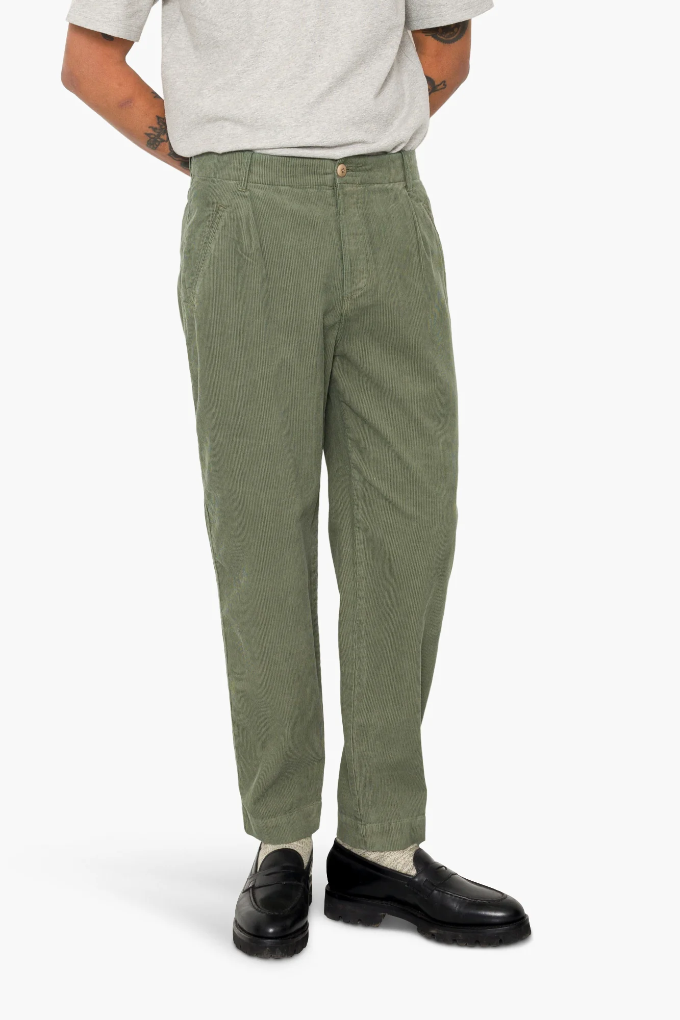 Assembly Pant - Dark Olive Cord - Image 10