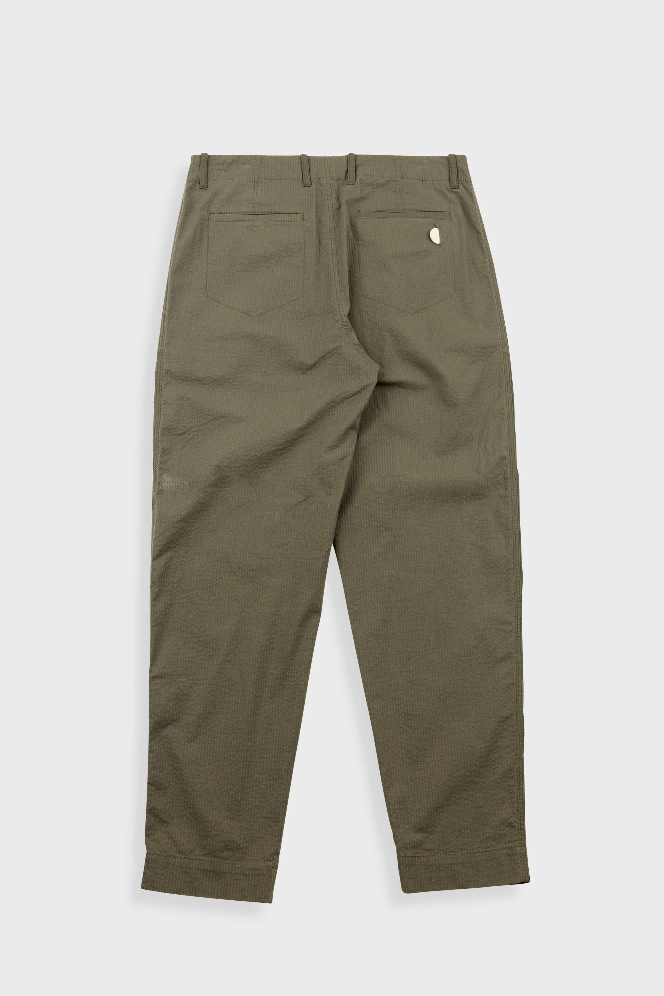 Assembly Pant - Dark Olive Seersucker - Image 9