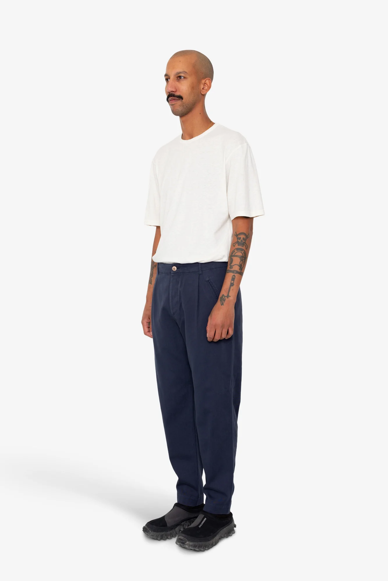 Assembly Pant - Deep Navy Brushed Twill - Image 3