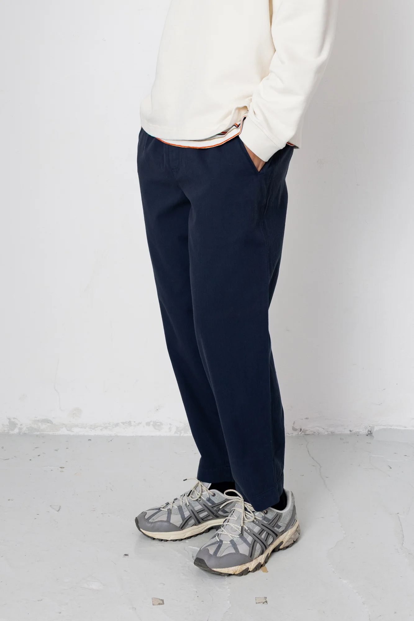 Assembly Pant - Navy Herringbone - Image 3