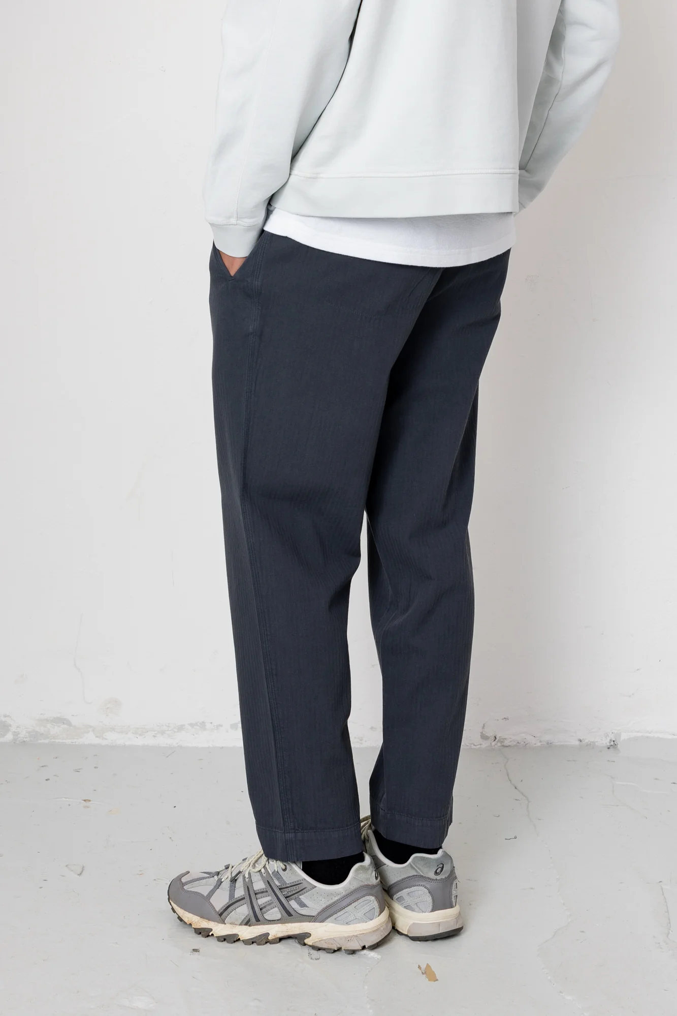 Assembly Pant - Slate Blue Herringbone - Image 6