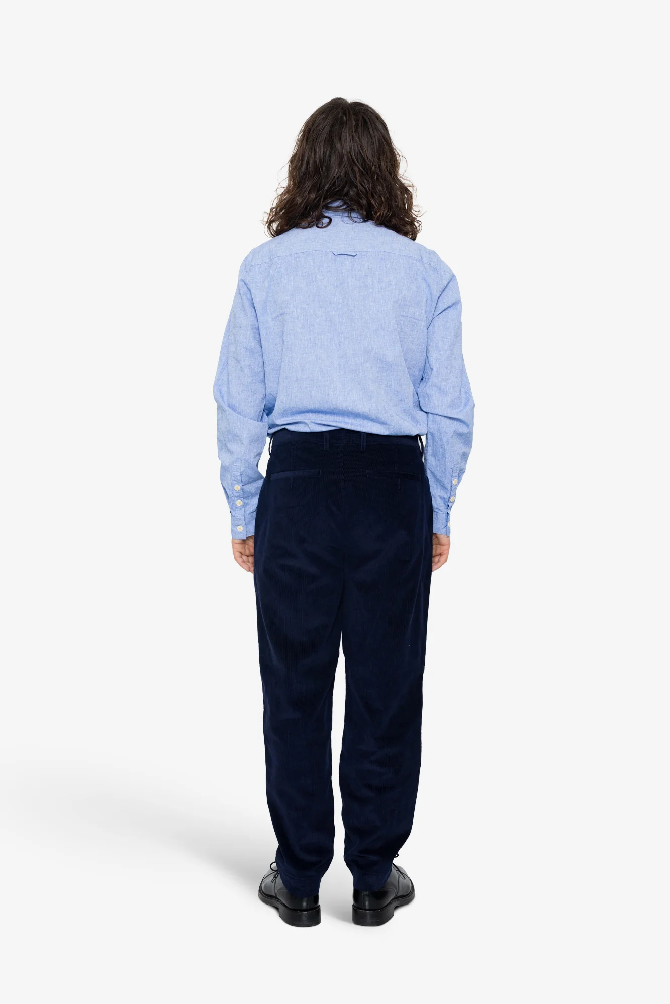 Assembly Suit Trouser - Midnight Navy Cord - Image 8