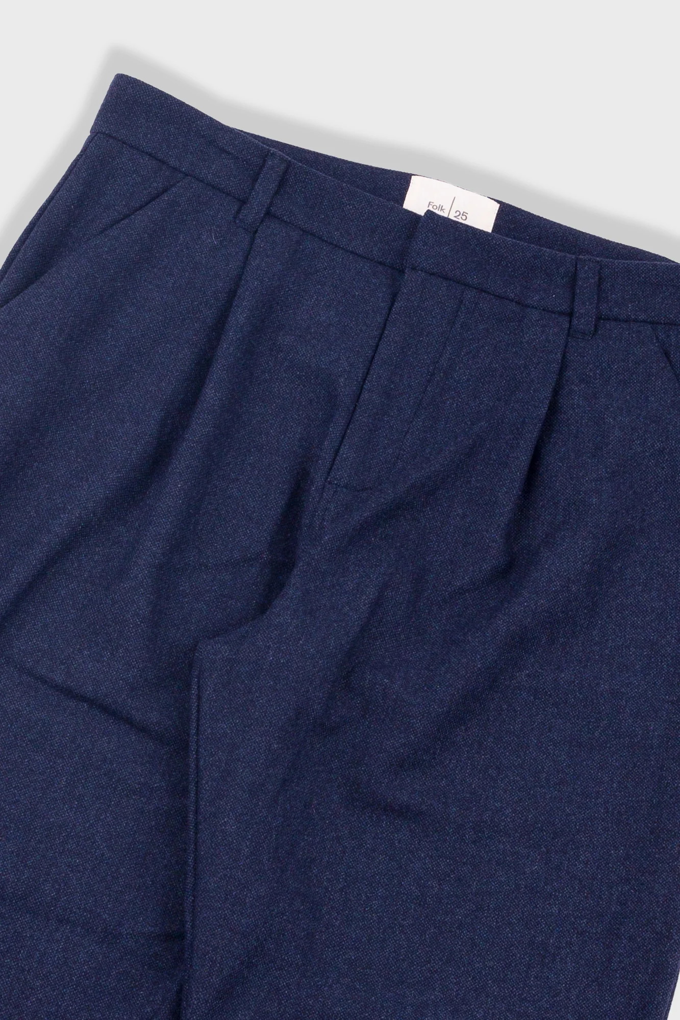 Assembly Suit Trouser - Navy Melange Wool - Image 5