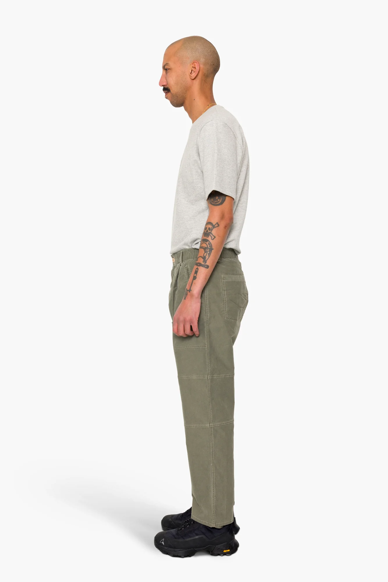 Assembly Utility Trouser - Olive Brushed - Image 4
