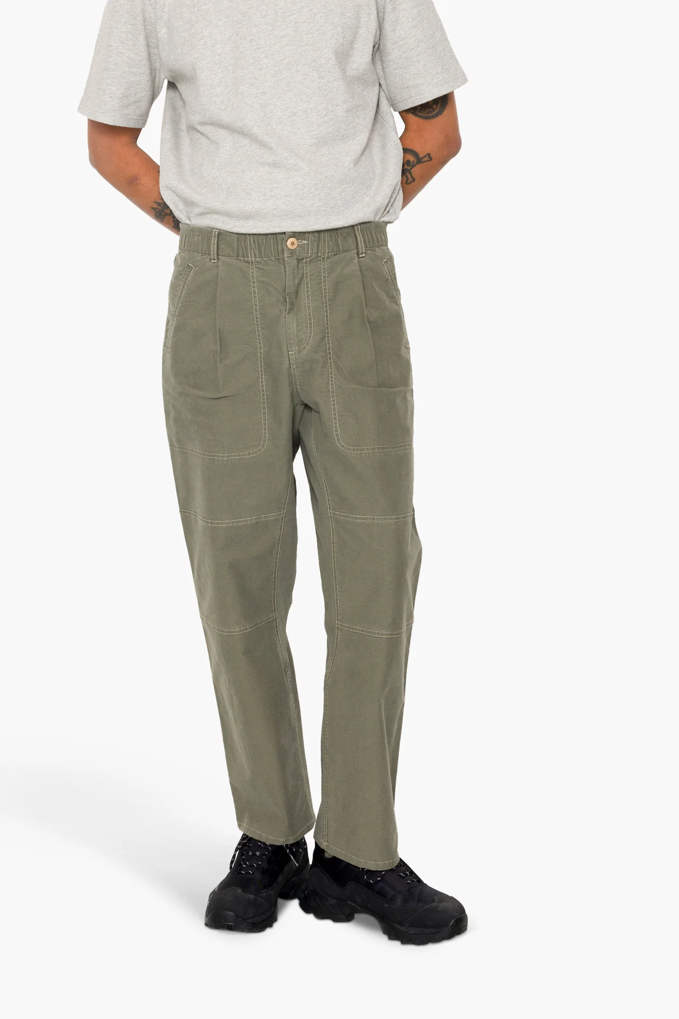 Assembly Utility Trouser - Olive Brushed - Image 7