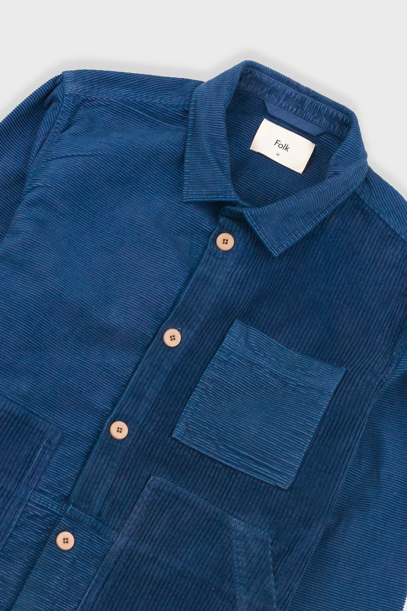 Assembly Worker Jacket - Soft Blue Cord Mix - Image 5