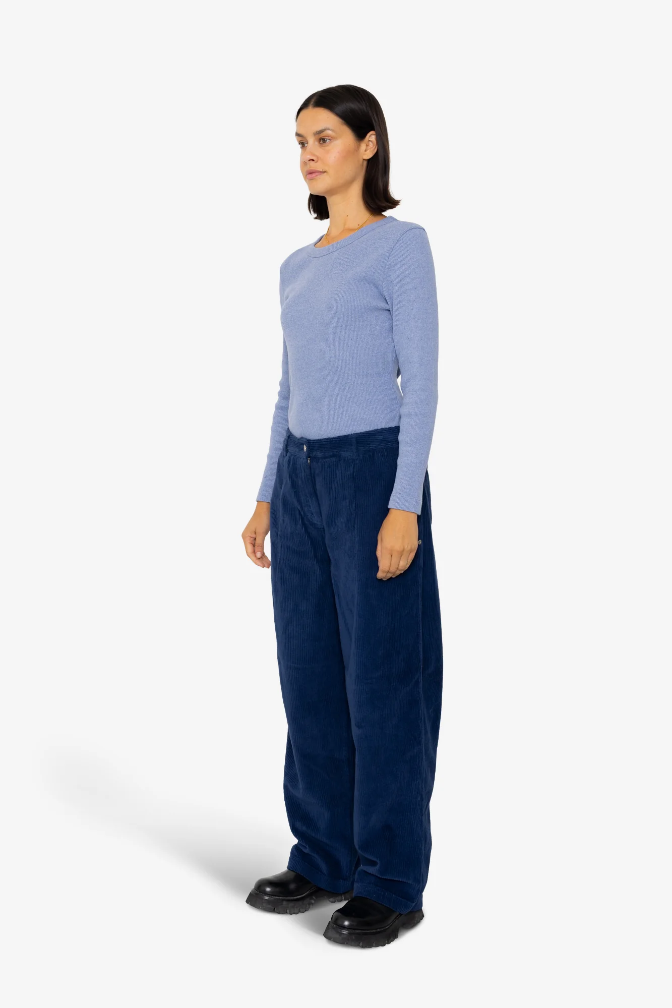 Baggy Trousers - Washed Ink Cord - Image 3