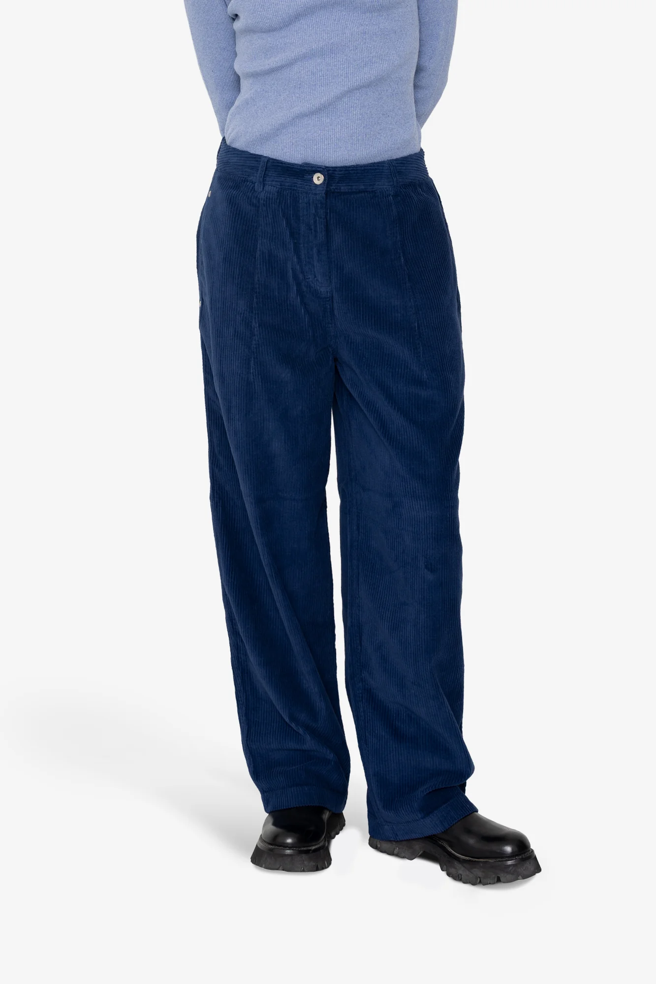 Baggy Trousers - Washed Ink Cord - Image 7