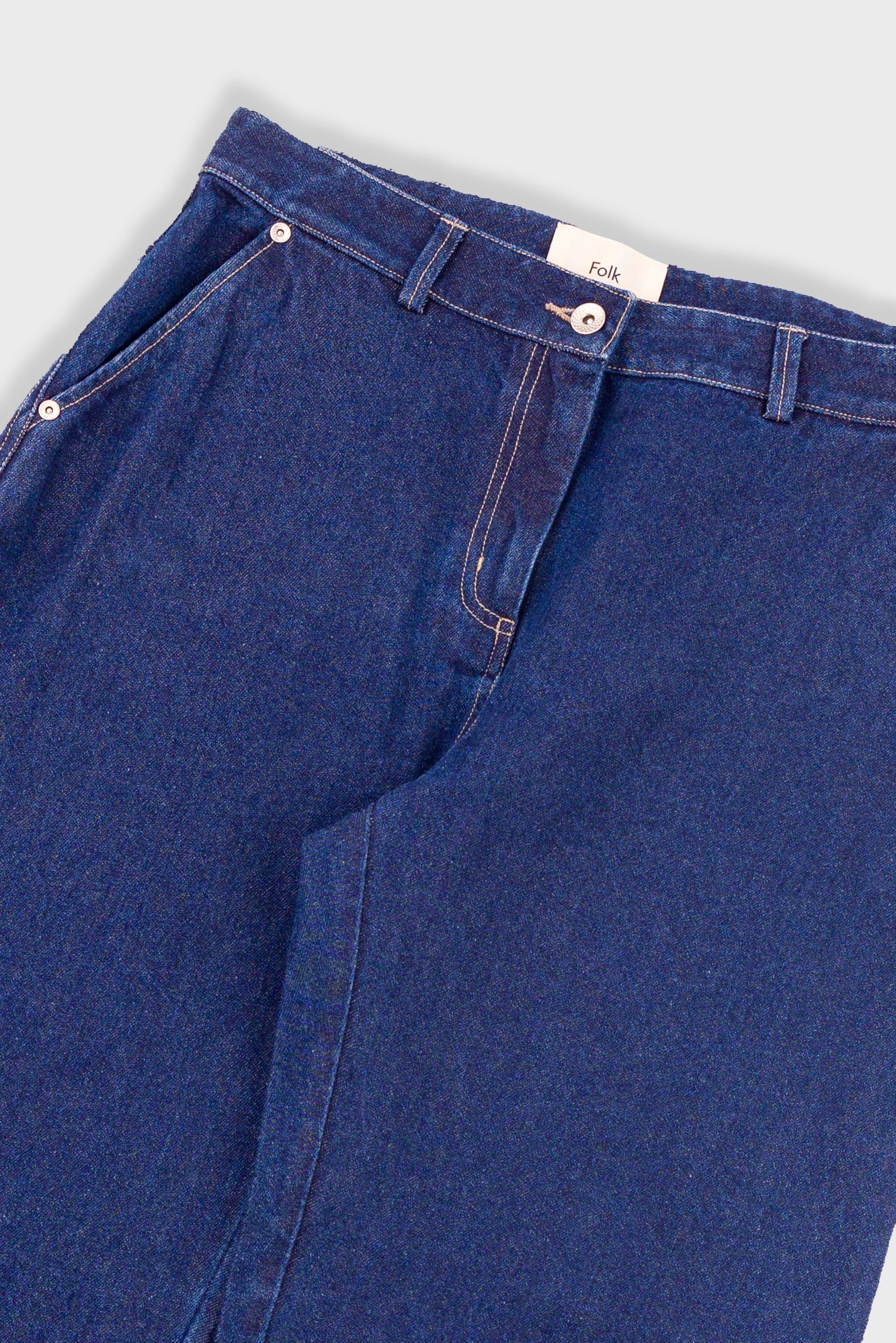 Barrel Trousers - Indigo Denim - Image 2