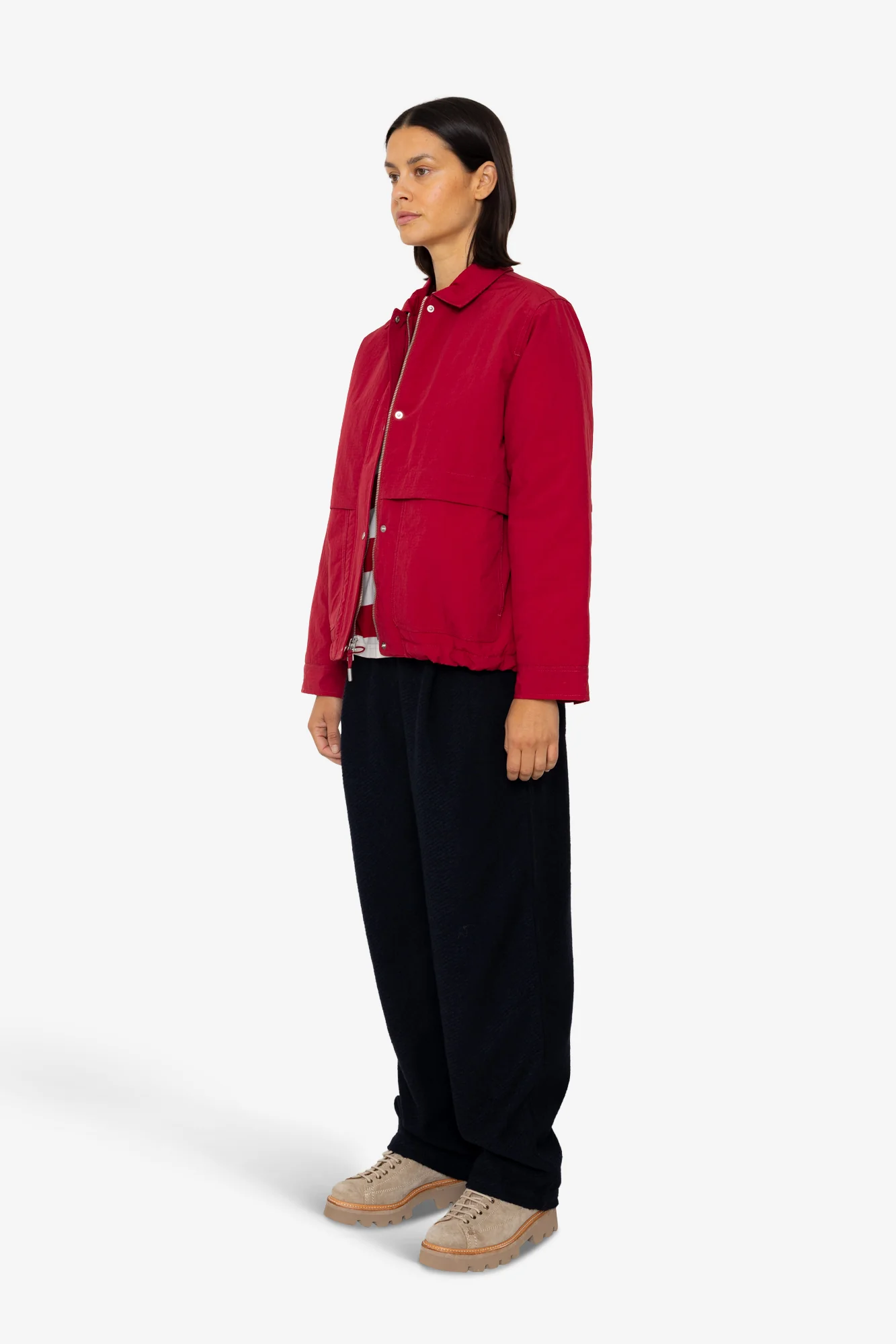 Blouson - Crimson Ripstop Nylon - Image 3